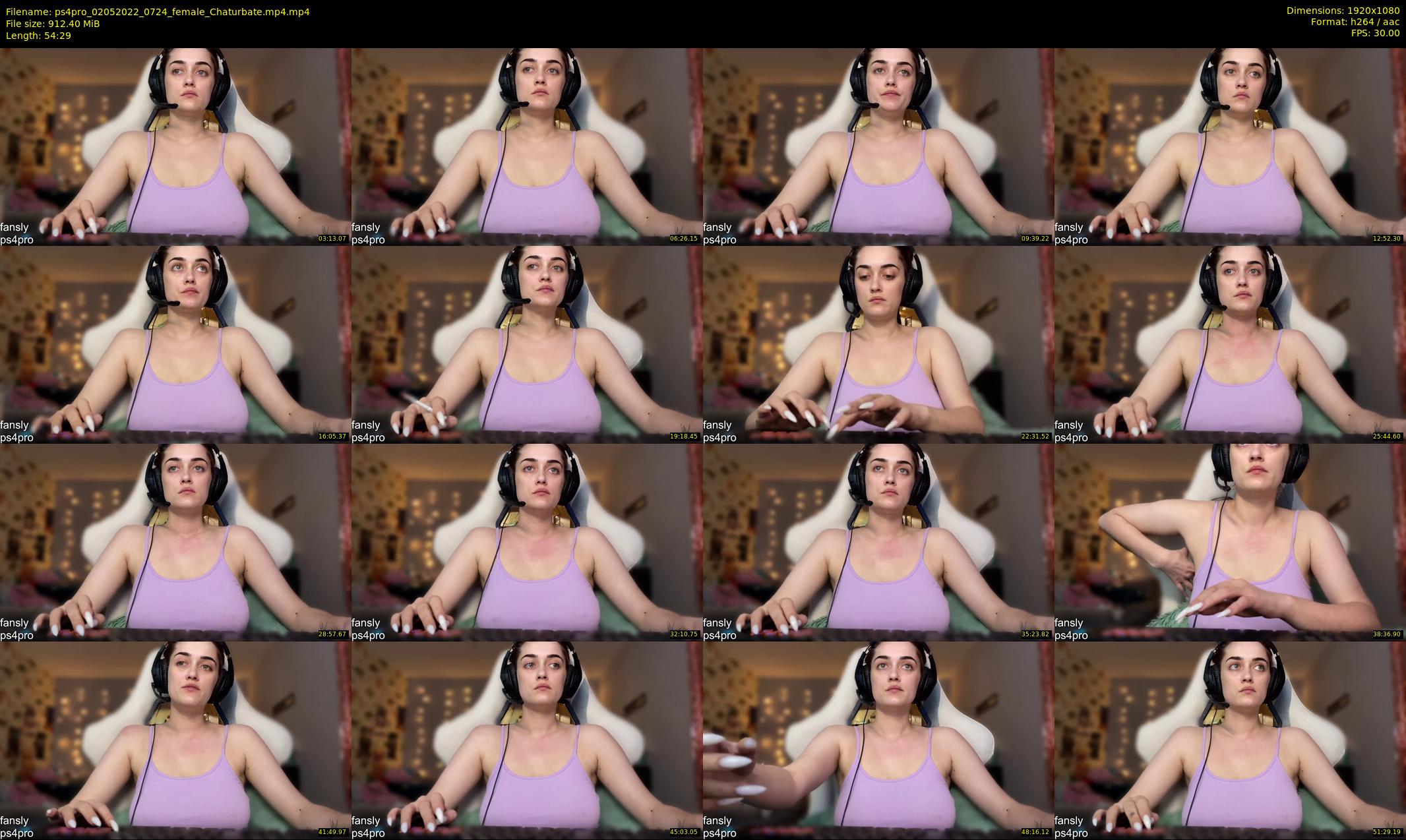 ps4pro — 55 minute Chaturbate female cam show recording, 1080p, May 2, 2022