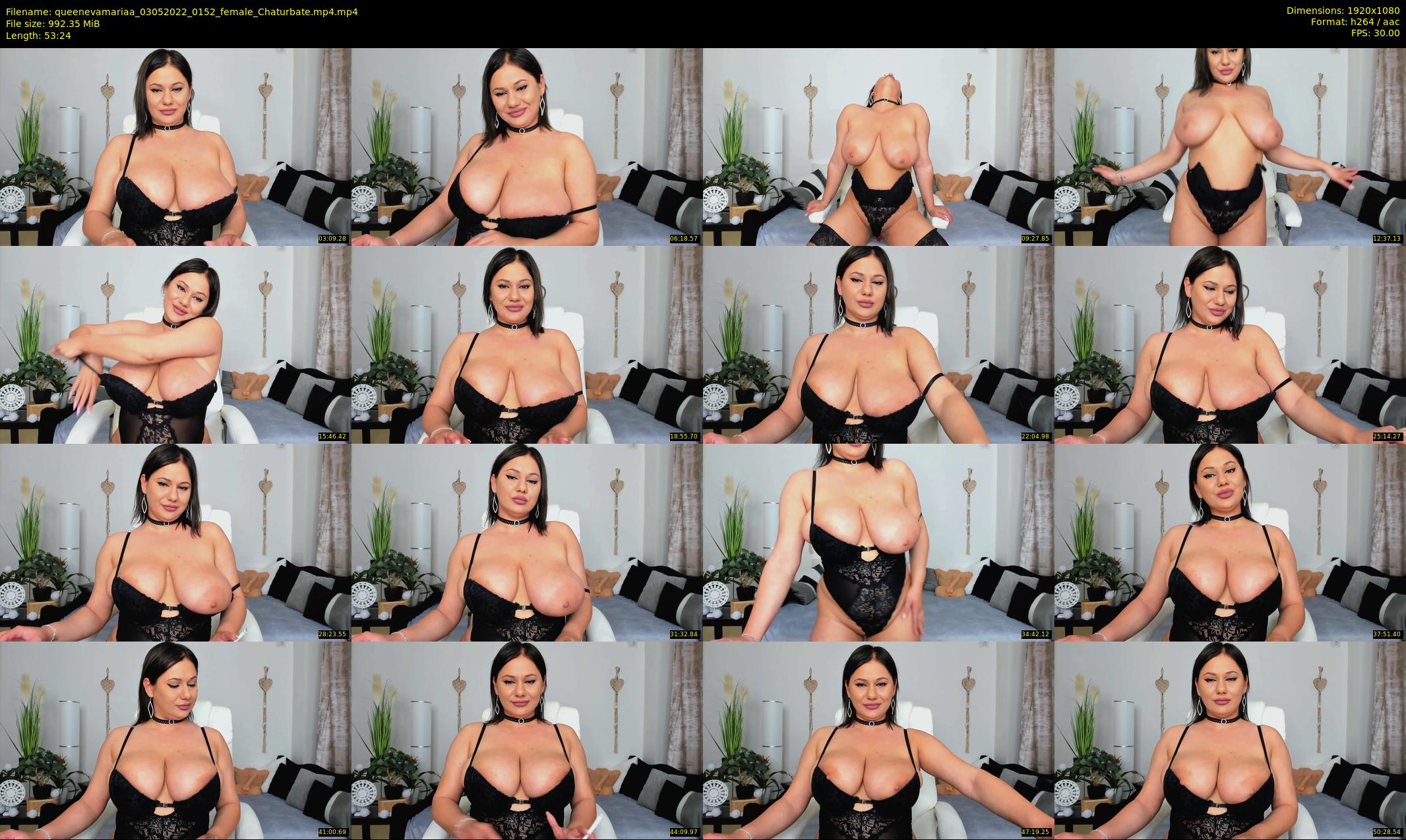 queenevamariaa — 54 minute Chaturbate female cam show recording, 1080p, May 3, 2022