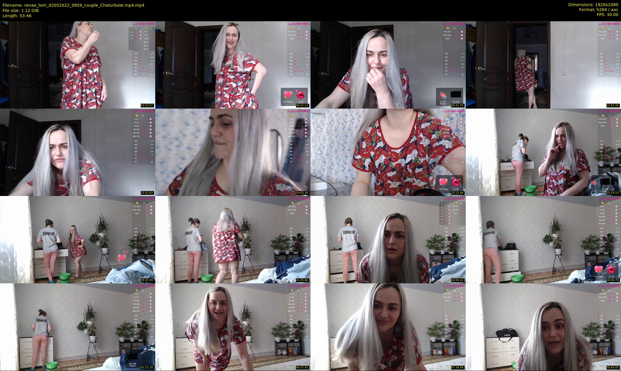 renae_tom — 54 minute Chaturbate couple cam show recording, 1080p, May 2, 2022
