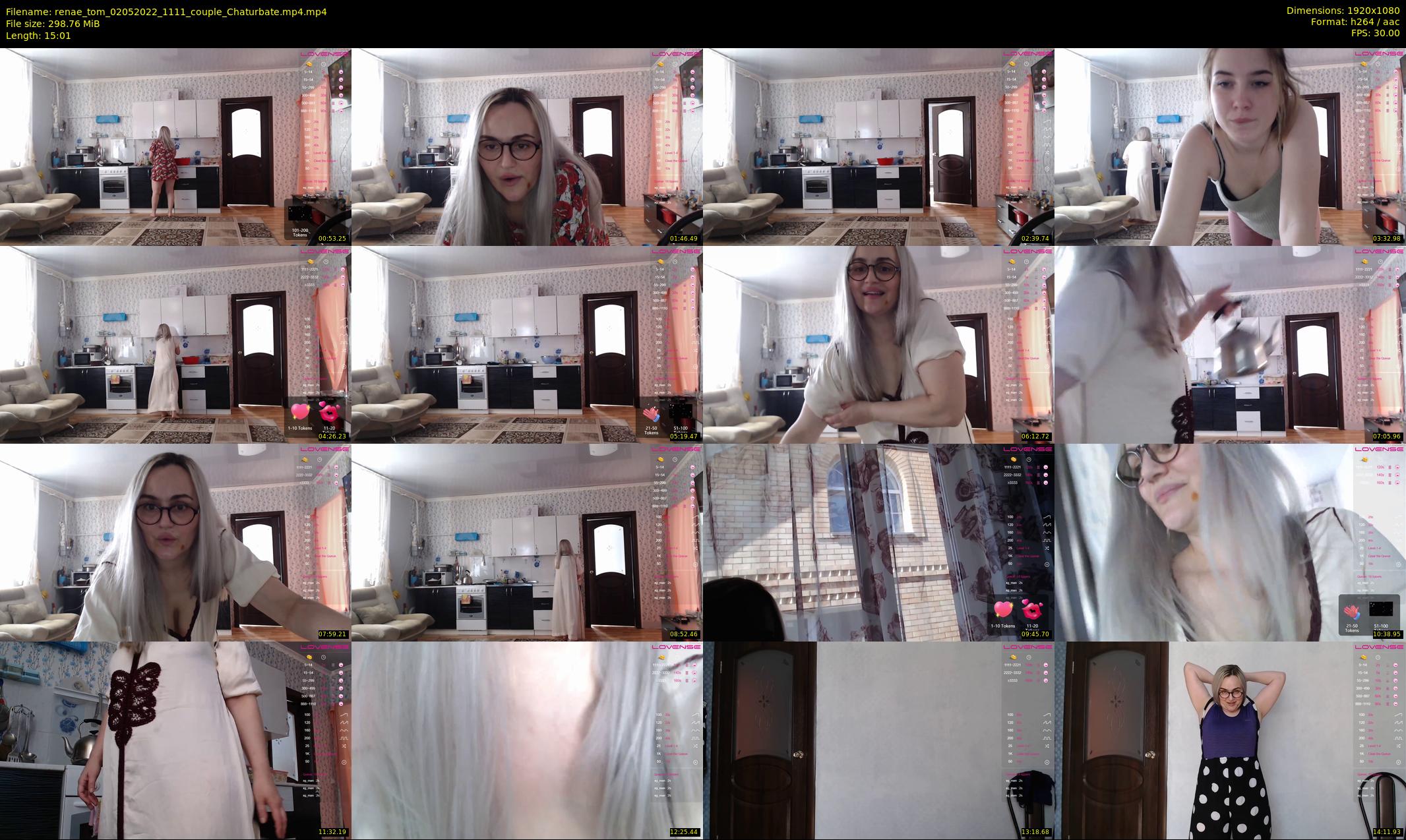 renae_tom — 16 minute Chaturbate couple cam show recording, 1080p, May 2, 2022