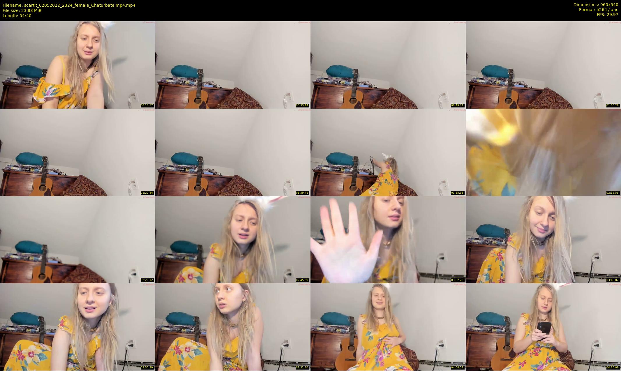 scartit — 5 minute Chaturbate female cam show recording, 480p, May 2, 2022