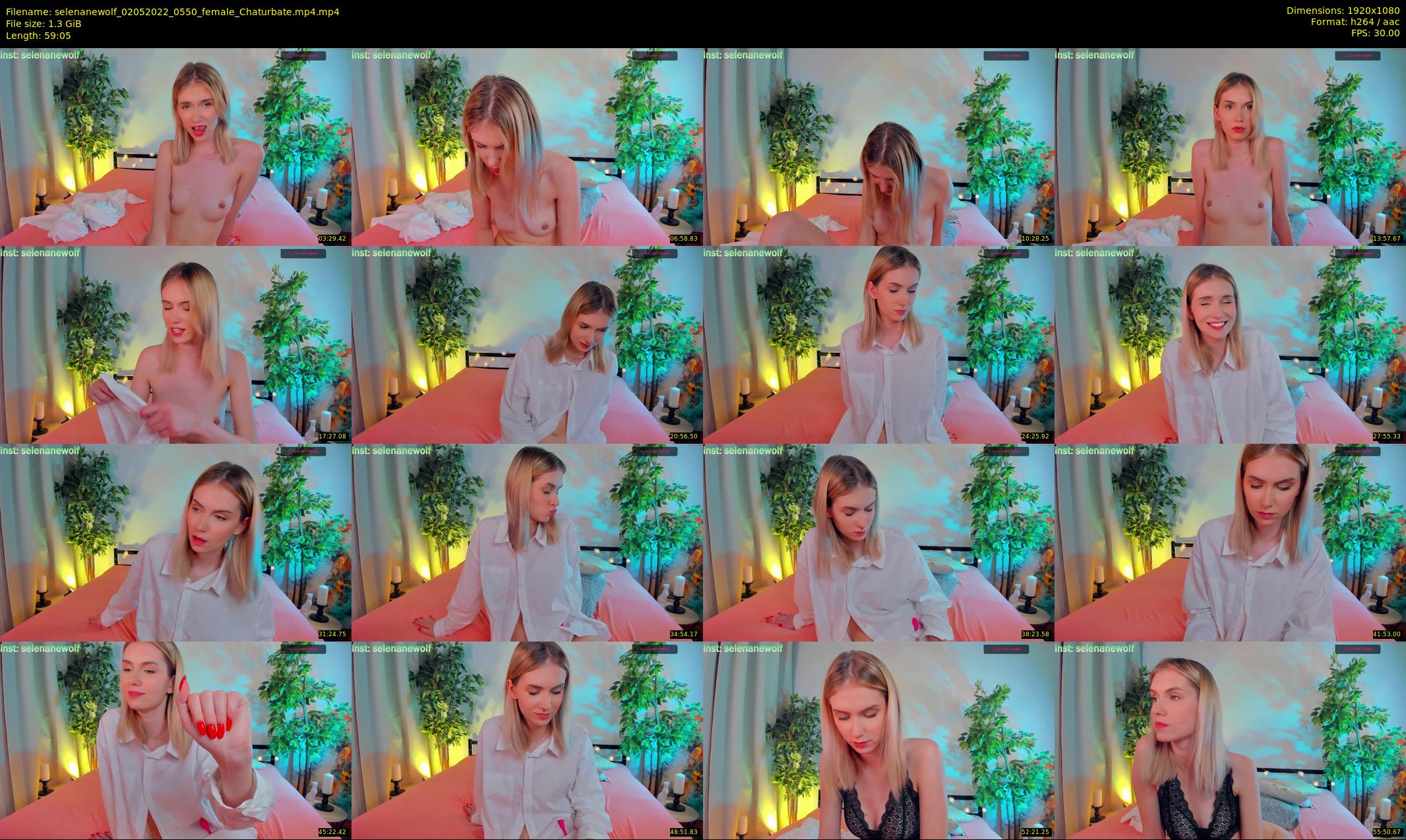 selenanewolf — 60 minute Chaturbate couple cam show recording, 1080p, May 2, 2022