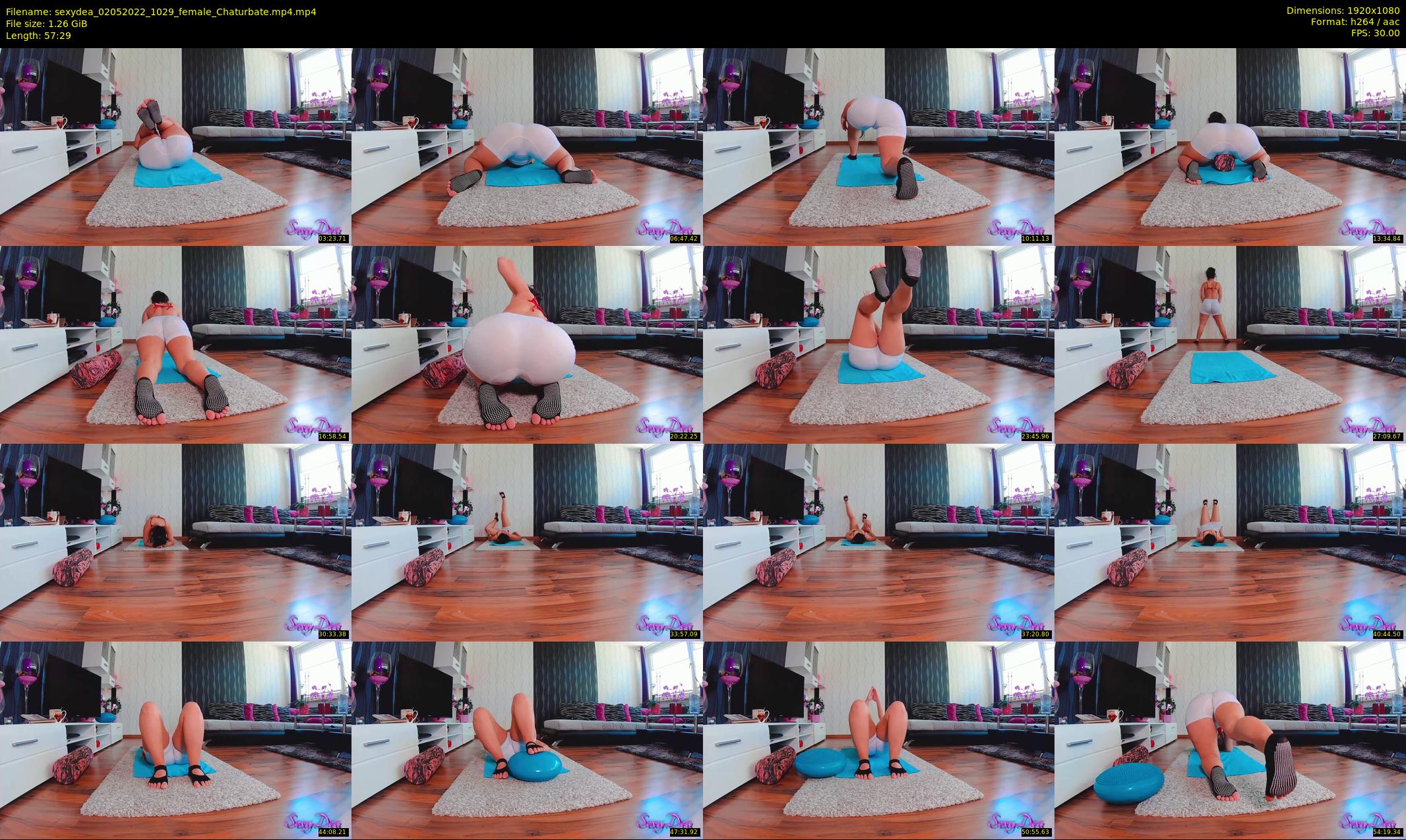 sexydea — 58 minute Chaturbate female cam show recording, 1080p, May 2, 2022