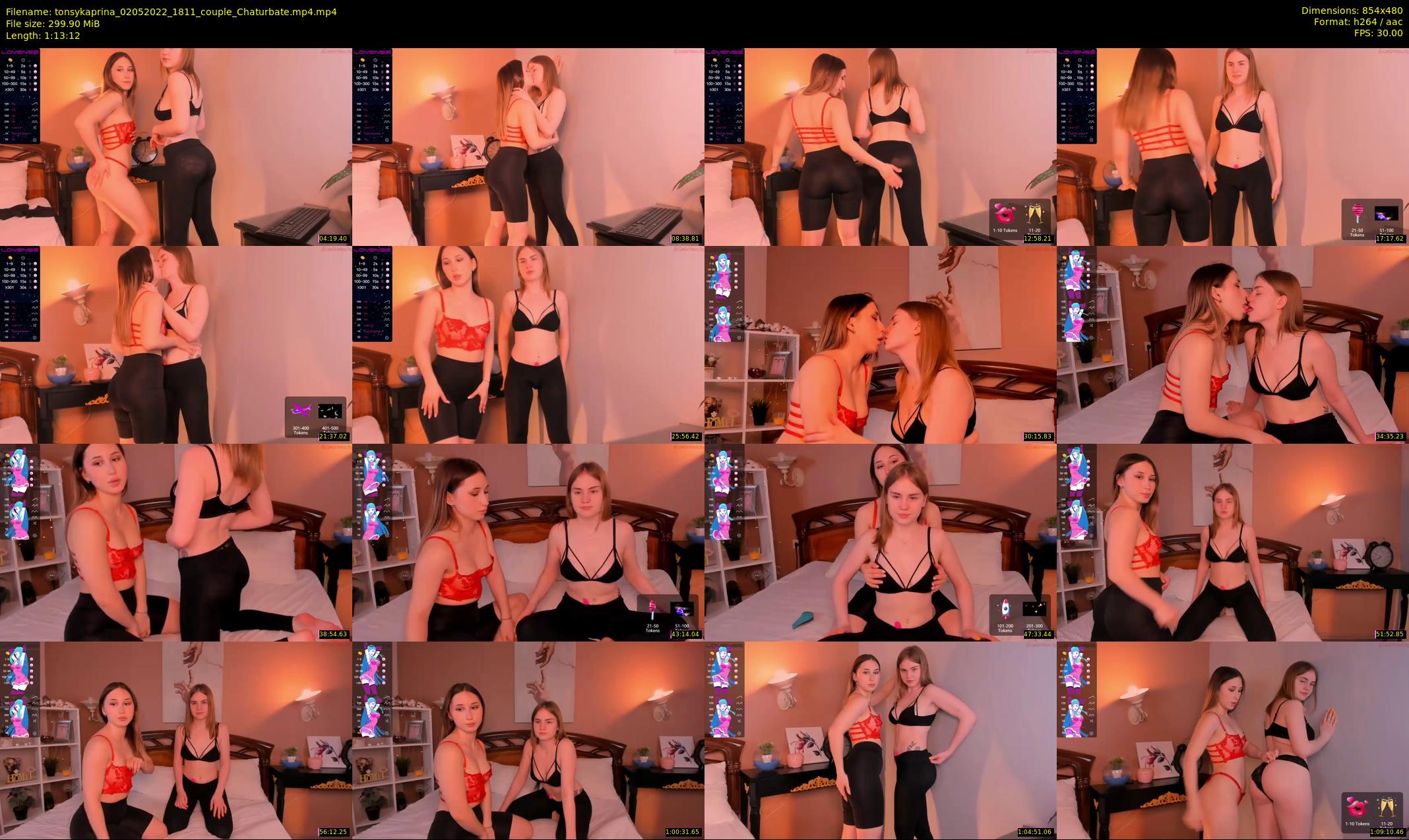 tonsykaprina — 74 minute Chaturbate couple cam show recording, 480p, May 2, 2022