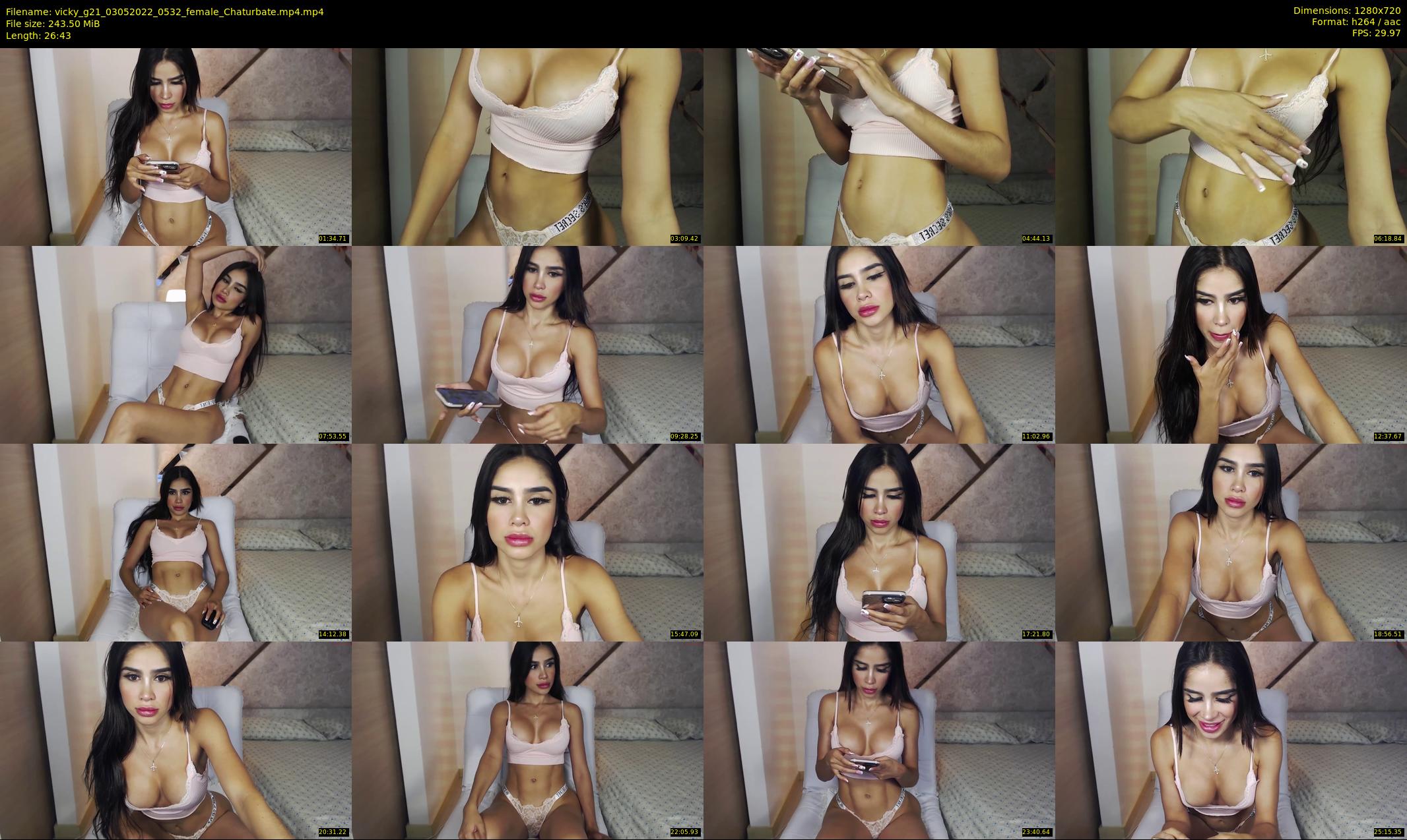 vicky_g21 — 27 minute Chaturbate female cam show recording, 720p, May 3, 2022