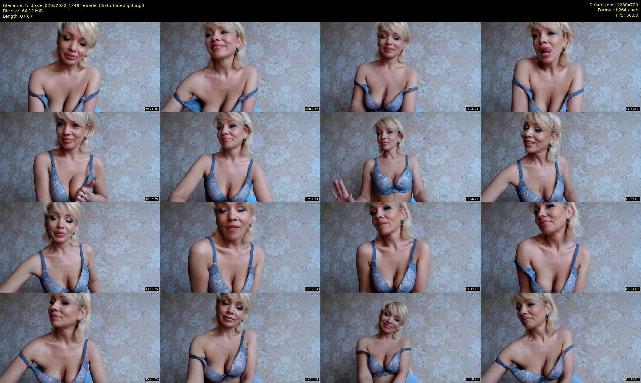 wildroze — 8 minute Chaturbate female cam show recording, 720p, May 2, 2022