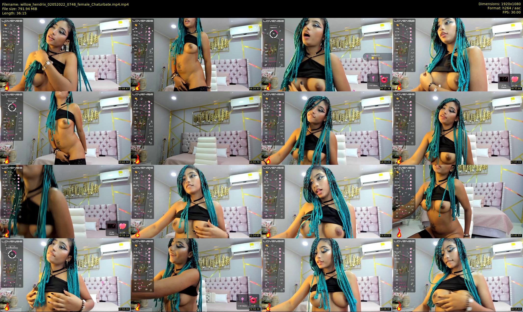 willow_hendrix — 37 minute Chaturbate female cam show recording, 1080p, May 2, 2022