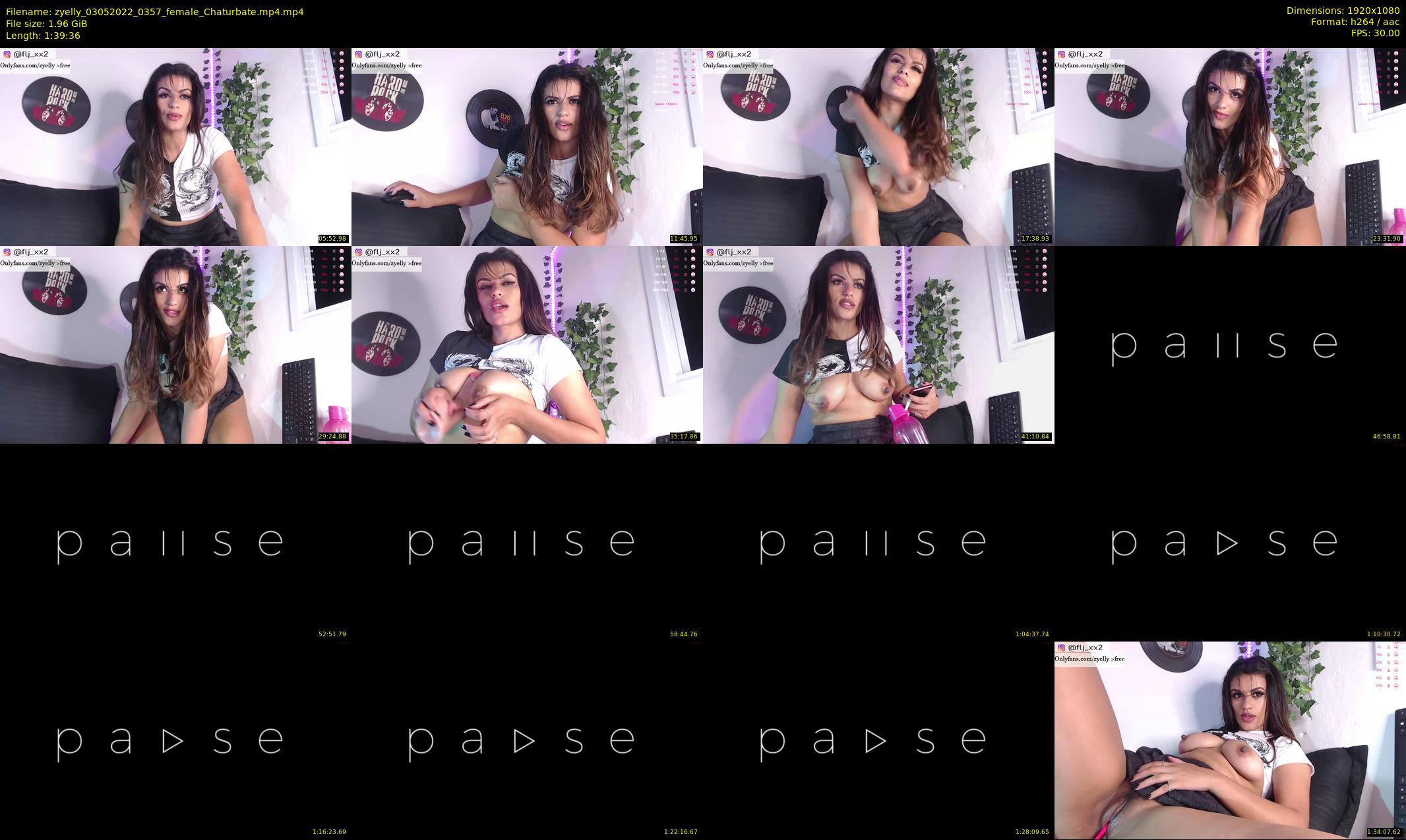 zyelly — 100 minute Chaturbate female cam show recording, 1080p, May 3, 2022