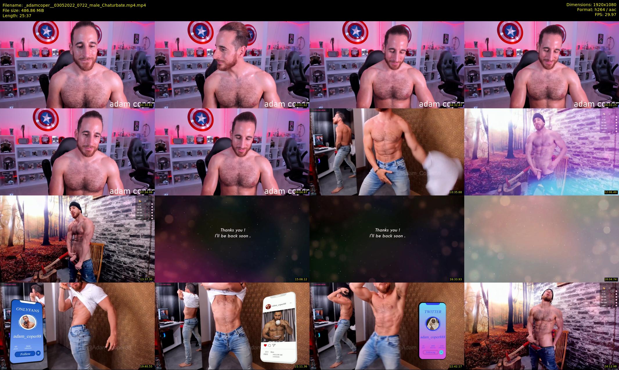 _adamcoper_ — 26 minute Chaturbate male cam show recording, 1080p, May 3, 2022