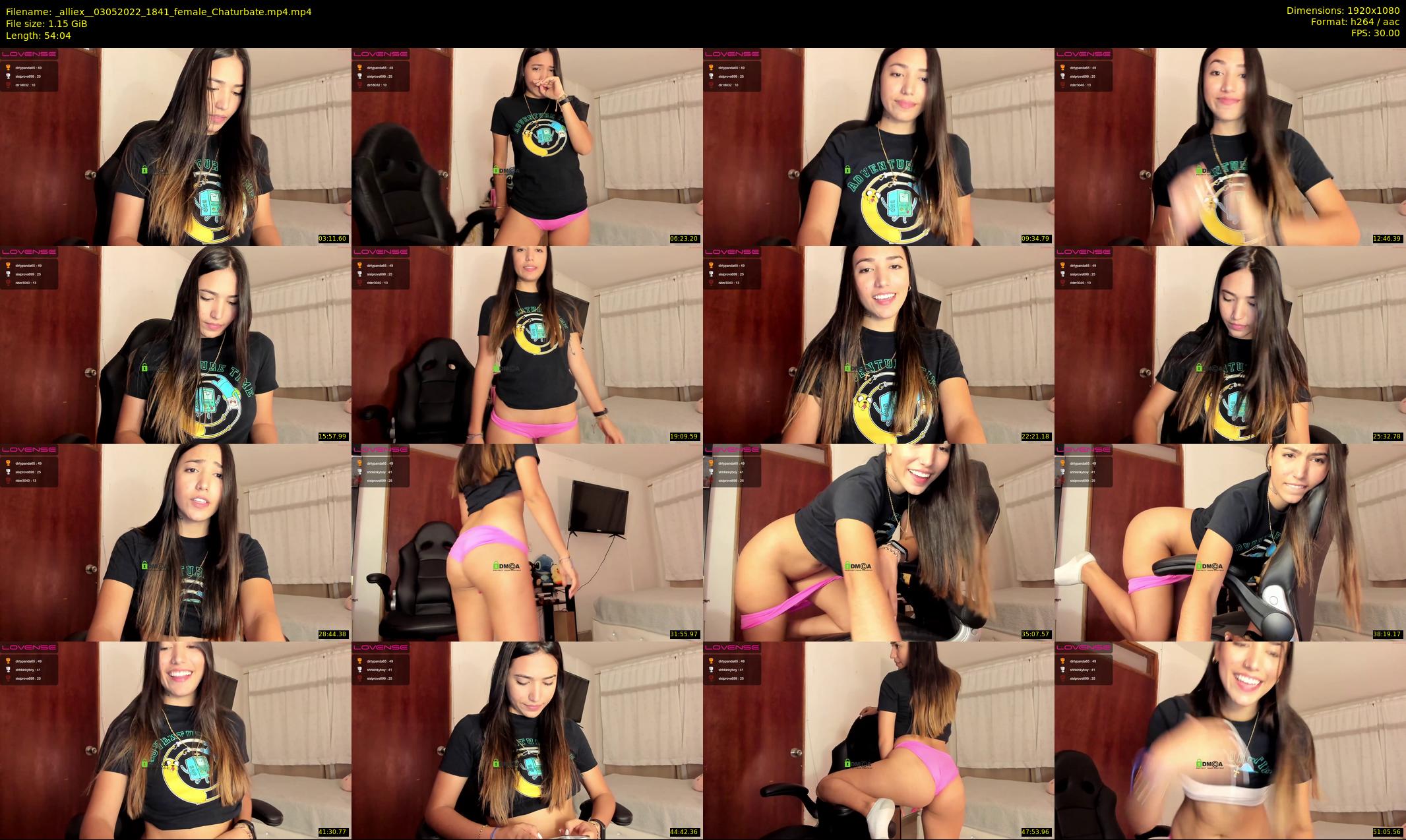 _alliex_ — 55 minute Chaturbate female cam show recording, 1080p, May 3, 2022