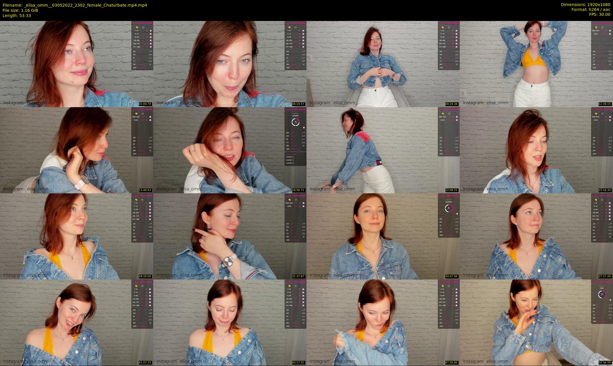 _elisa_omm_ — 54 minute Chaturbate female cam show recording, 1080p, May 3, 2022