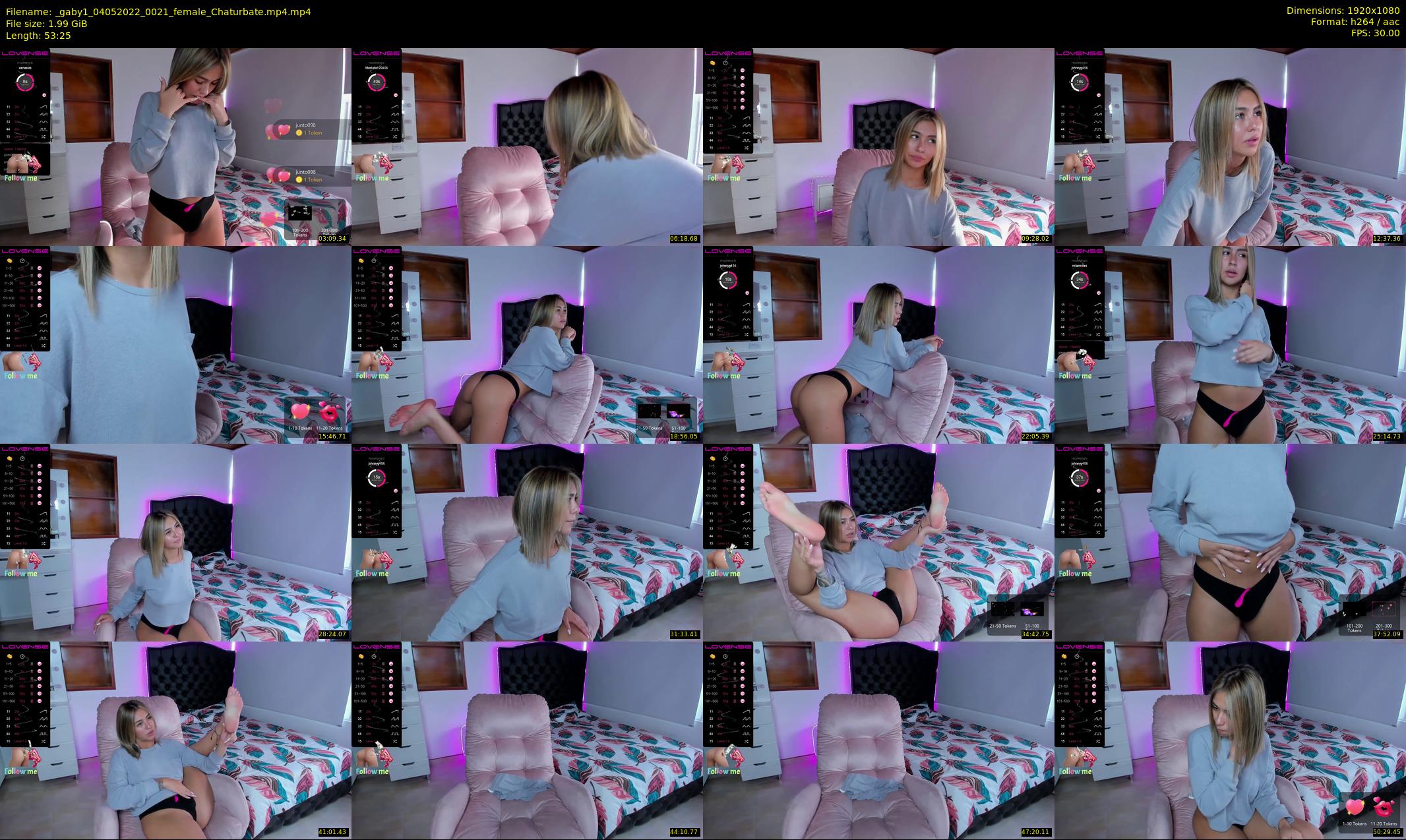 _gaby1 — 54 minute Chaturbate female cam show recording, 1080p, May 4, 2022