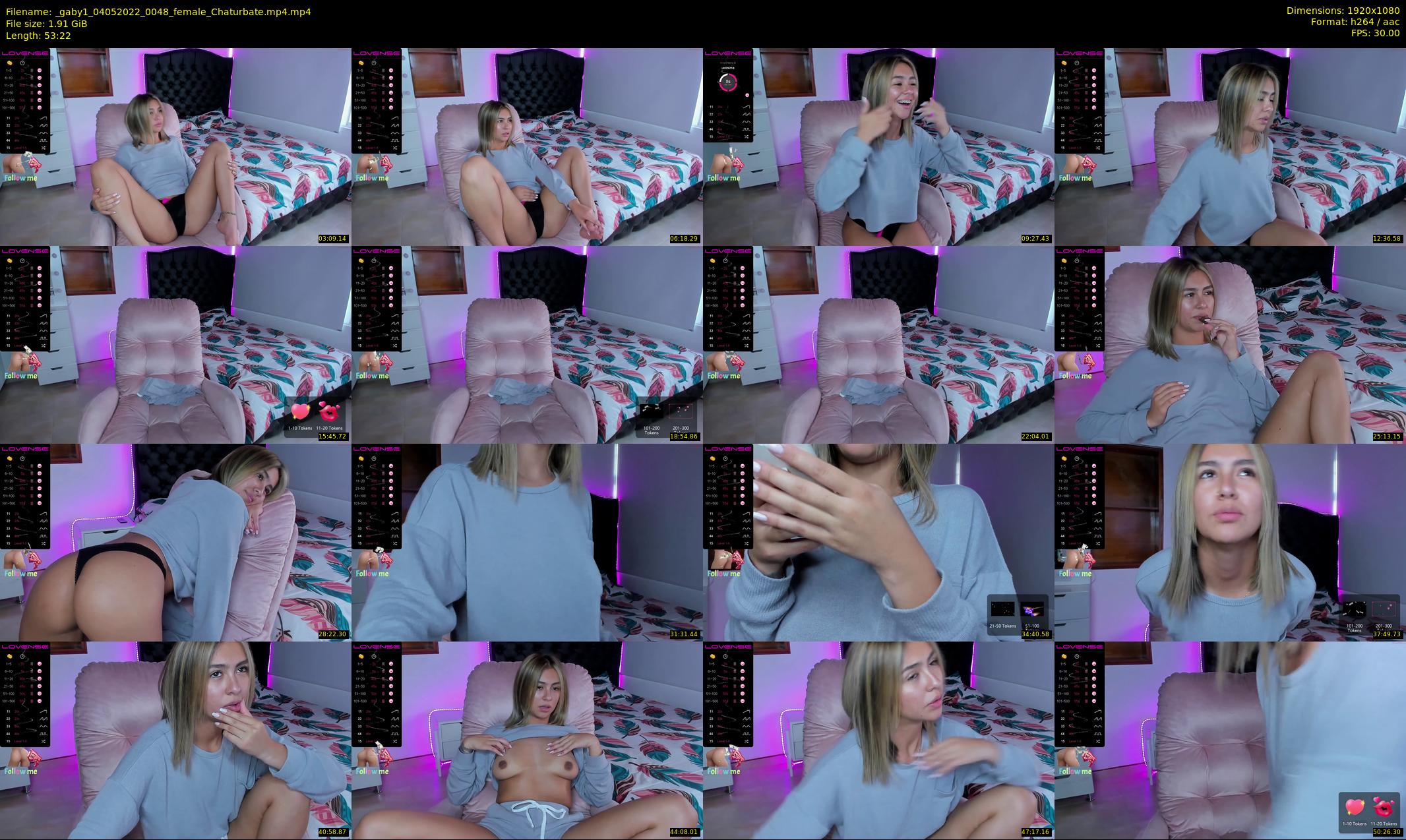 _gaby1 — 54 minute Chaturbate female cam show recording, 1080p, May 4, 2022