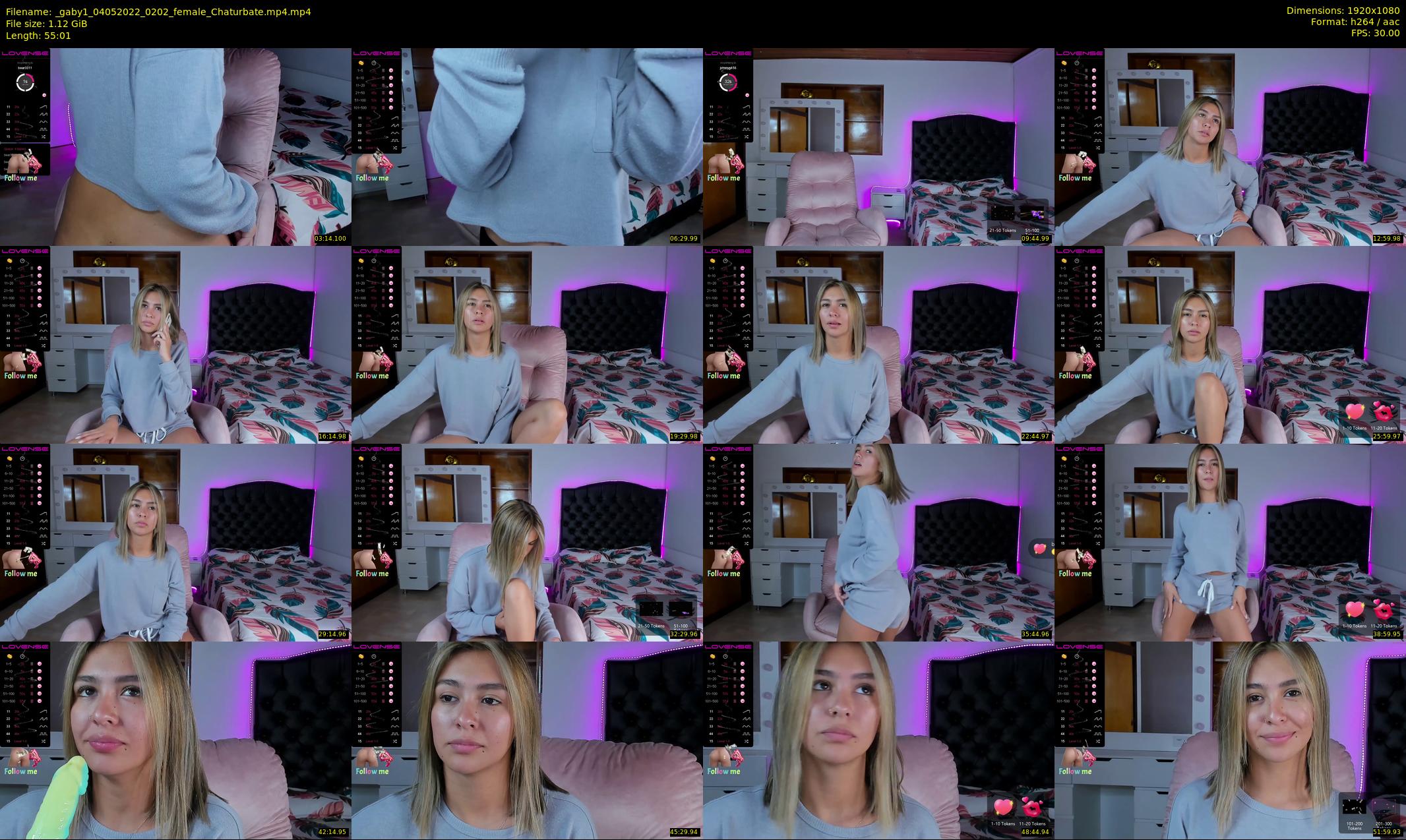 _gaby1 — 56 minute Chaturbate female cam show recording, 1080p, May 4, 2022