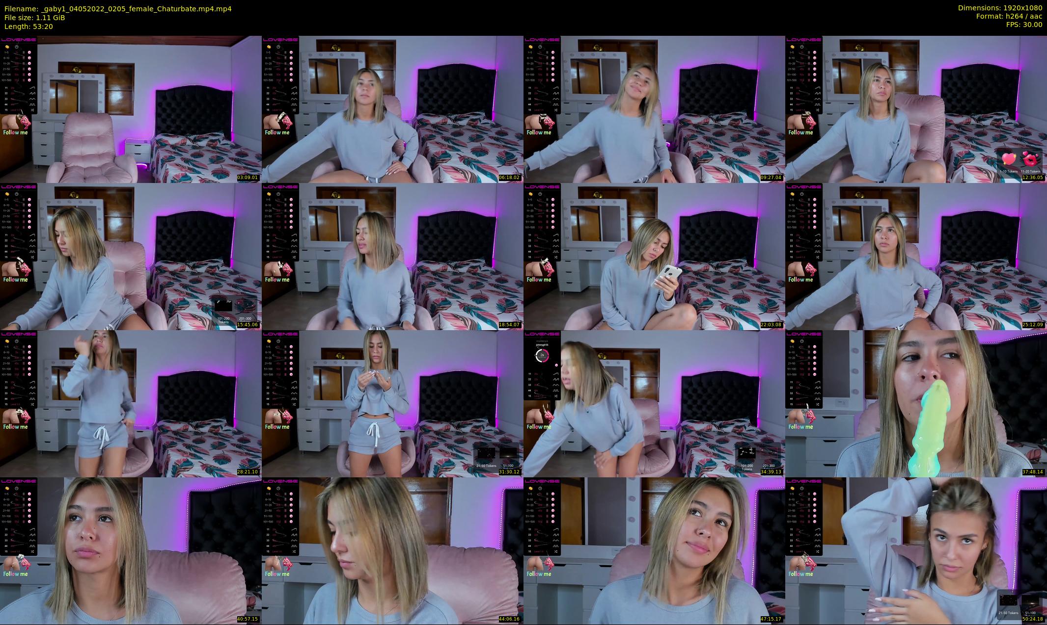 _gaby1 — 54 minute Chaturbate female cam show recording, 1080p, May 4, 2022