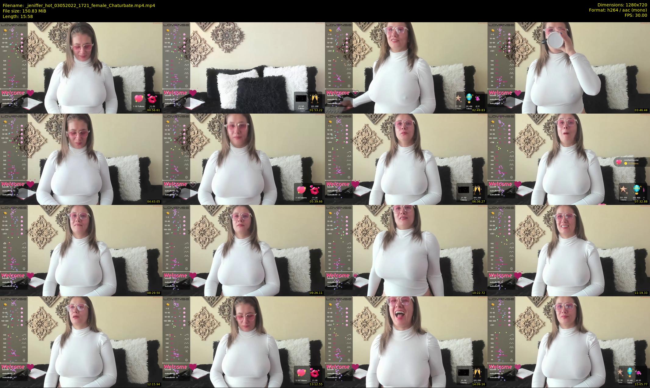 _jeniffer_hot — 16 minute Chaturbate female cam show recording, 720p, May 3, 2022