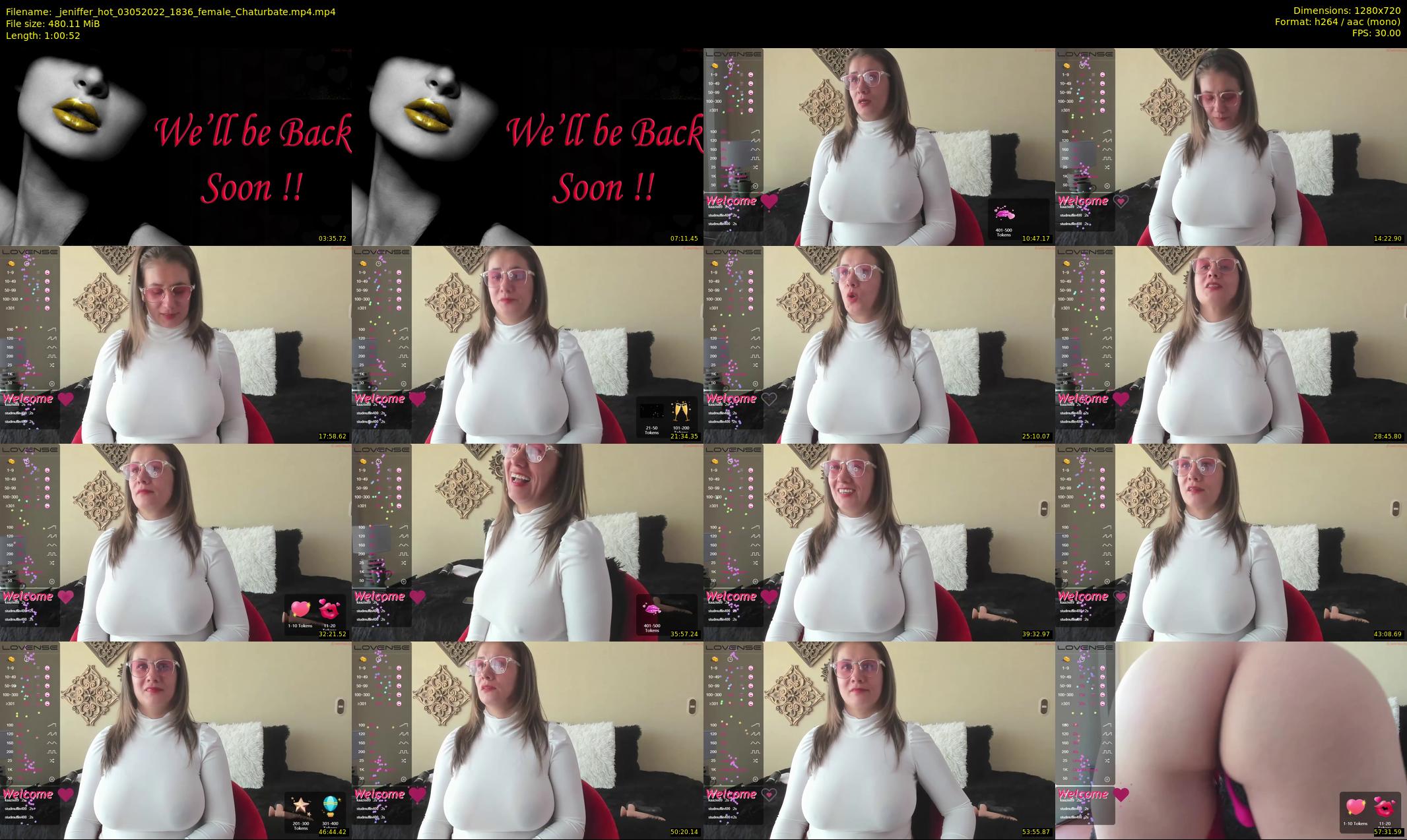 _jeniffer_hot — 61 minute Chaturbate female cam show recording, 720p, May 3, 2022