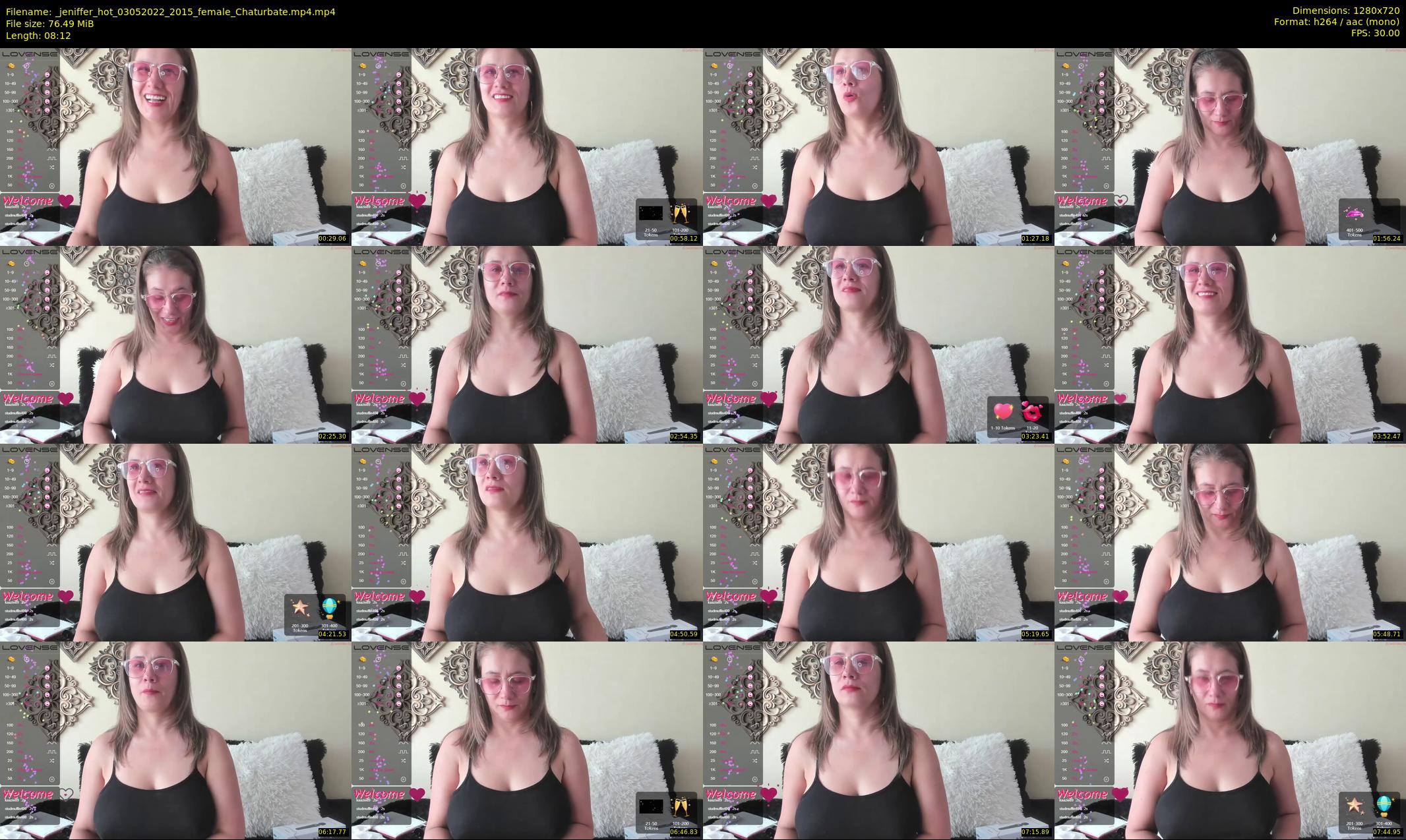 _jeniffer_hot — 9 minute Chaturbate female cam show recording, 720p, May 3, 2022