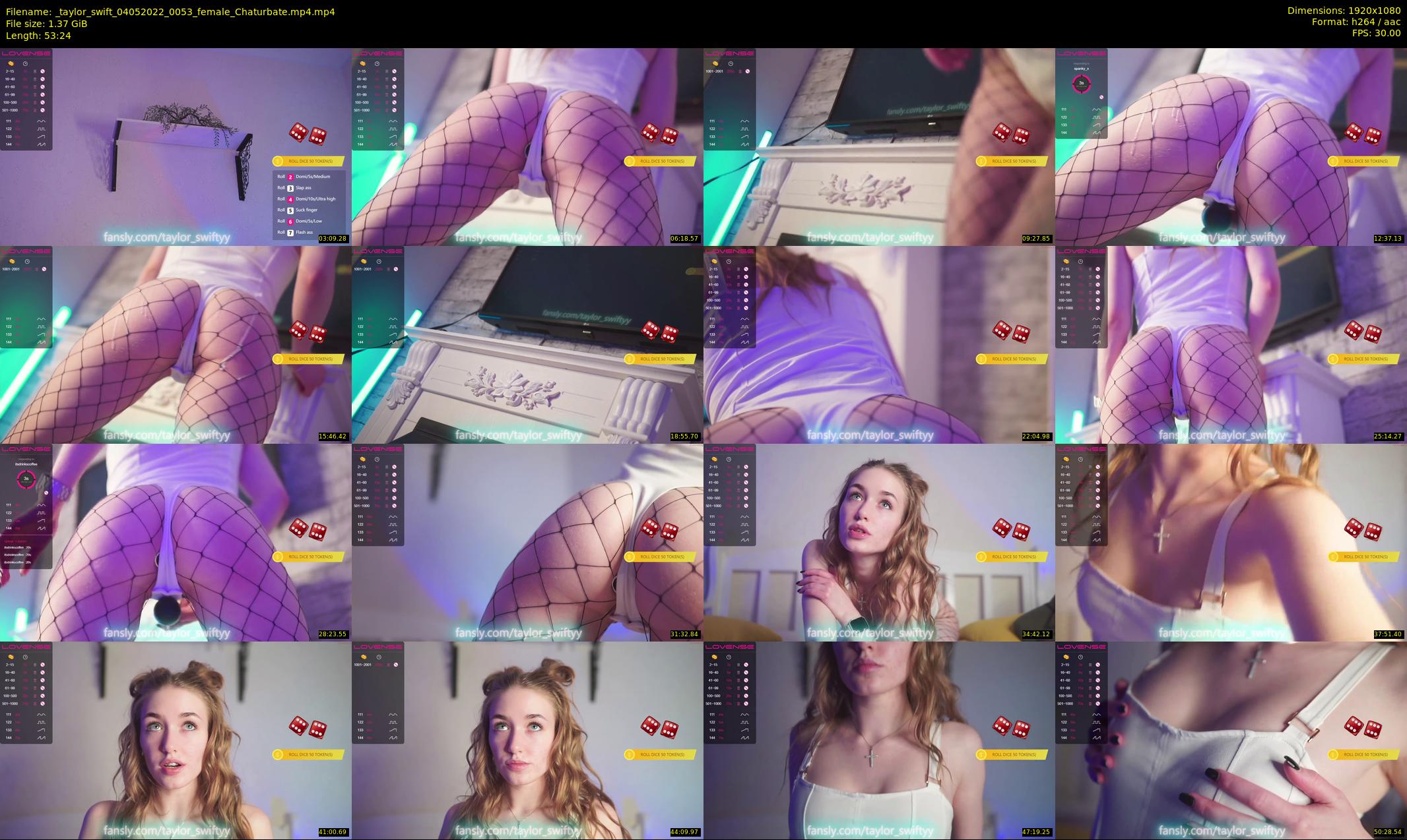 _taylor_swift — 54 minute Chaturbate female cam show recording, 1080p, May 4, 2022