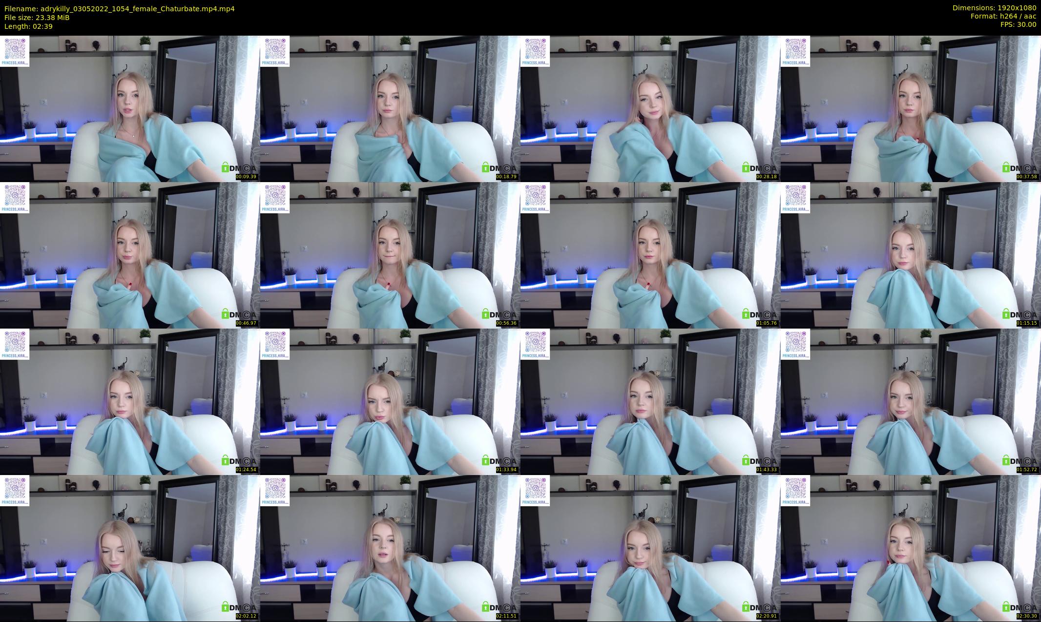 adrykilly — 3 minute Chaturbate female cam show recording, 1080p, May 3, 2022