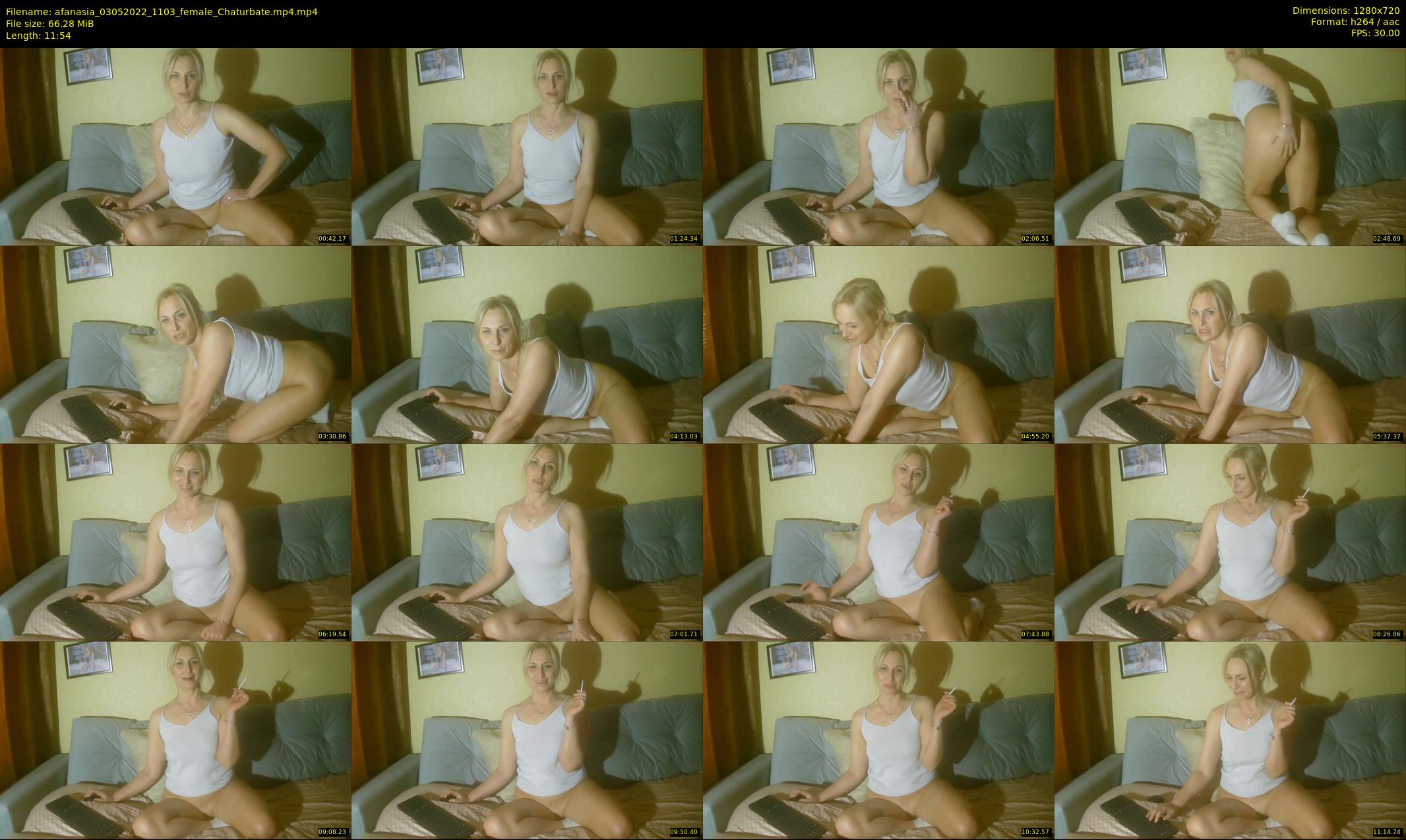 afanasia — 12 minute Chaturbate female cam show recording, 720p, May 3, 2022
