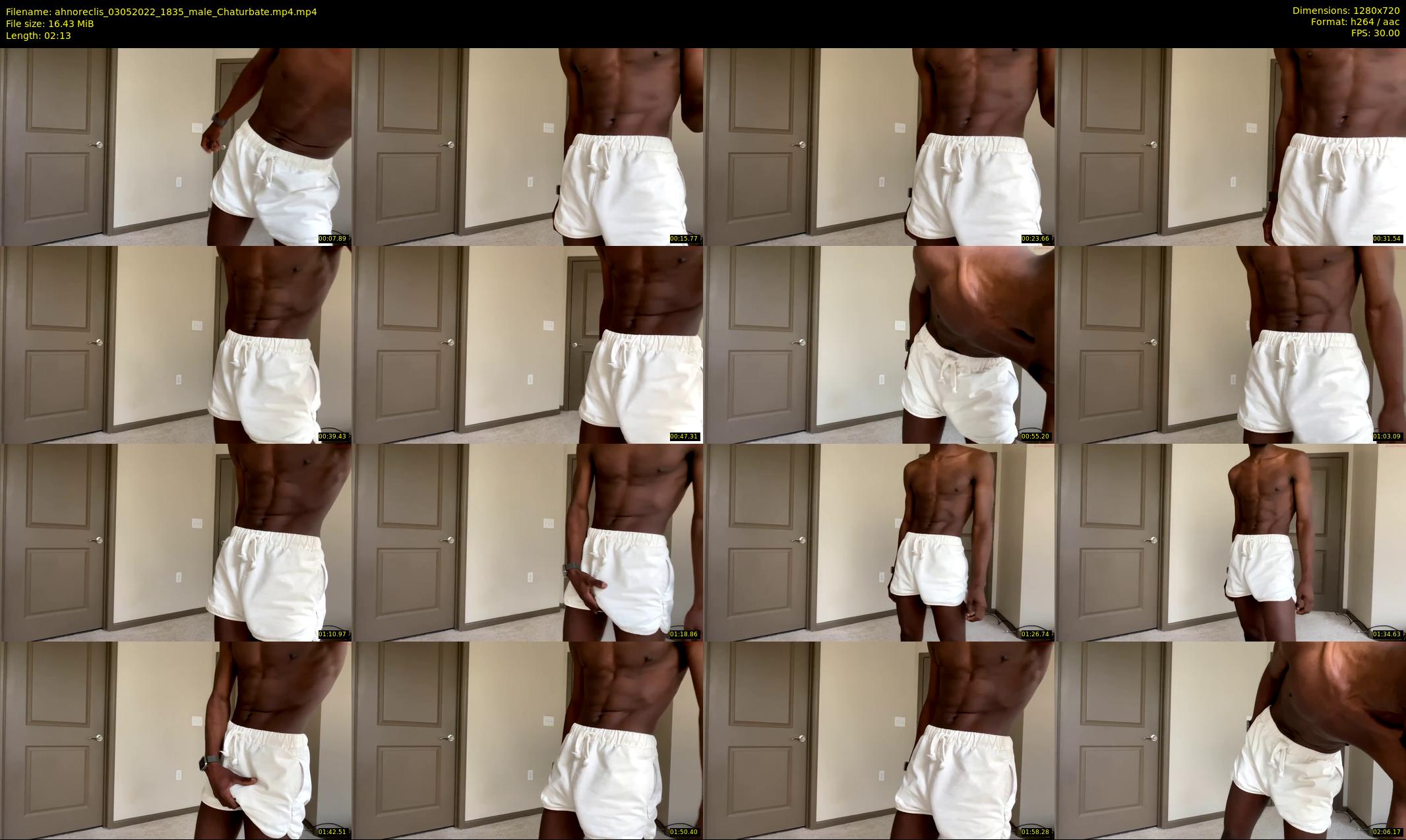 ahnoreclis — 3 minute Chaturbate male cam show recording, 720p, May 3, 2022