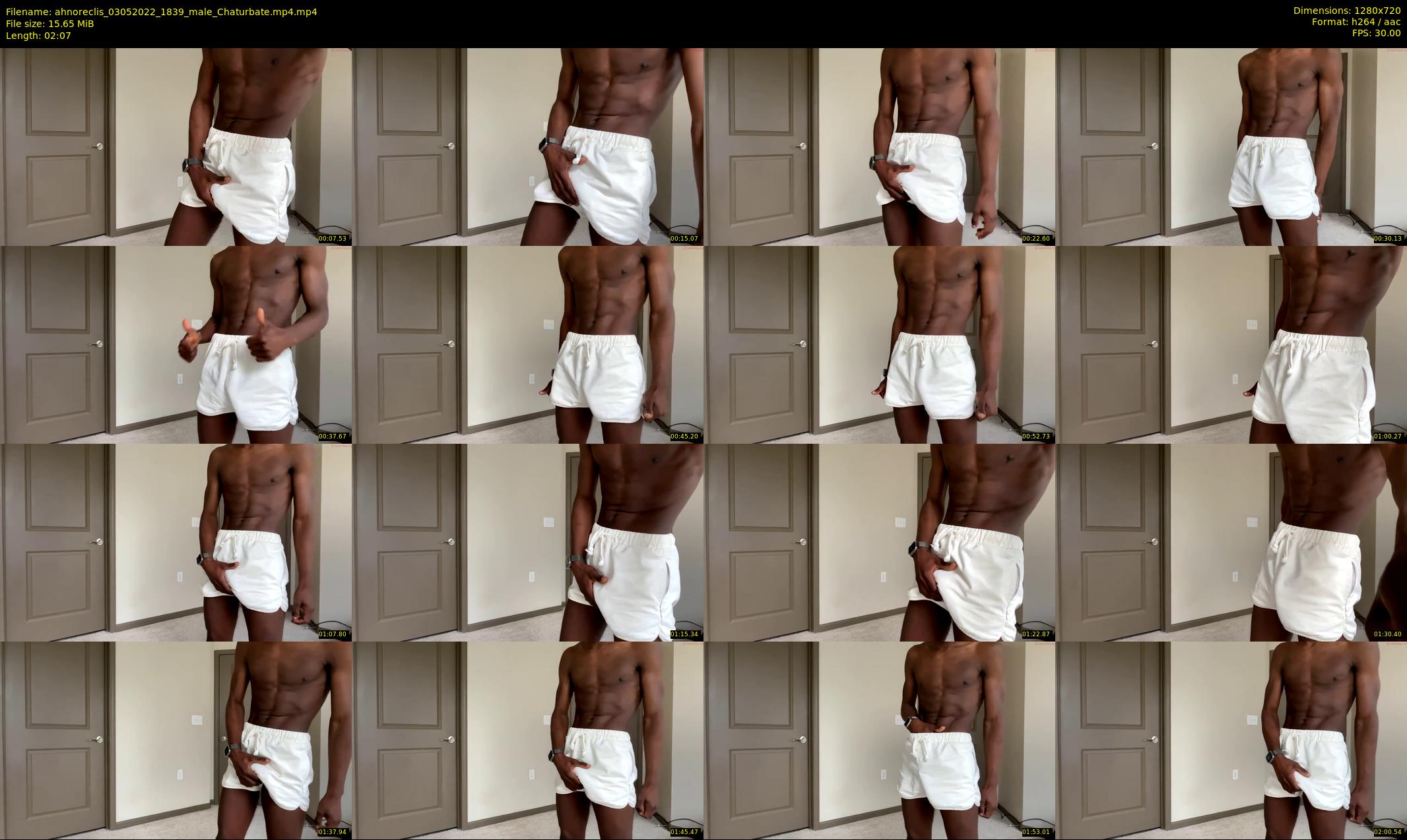 ahnoreclis — 3 minute Chaturbate male cam show recording, 720p, May 3, 2022