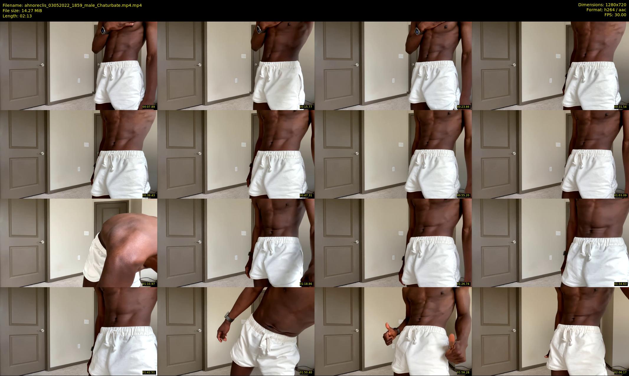 ahnoreclis — 3 minute Chaturbate male cam show recording, 720p, May 3, 2022