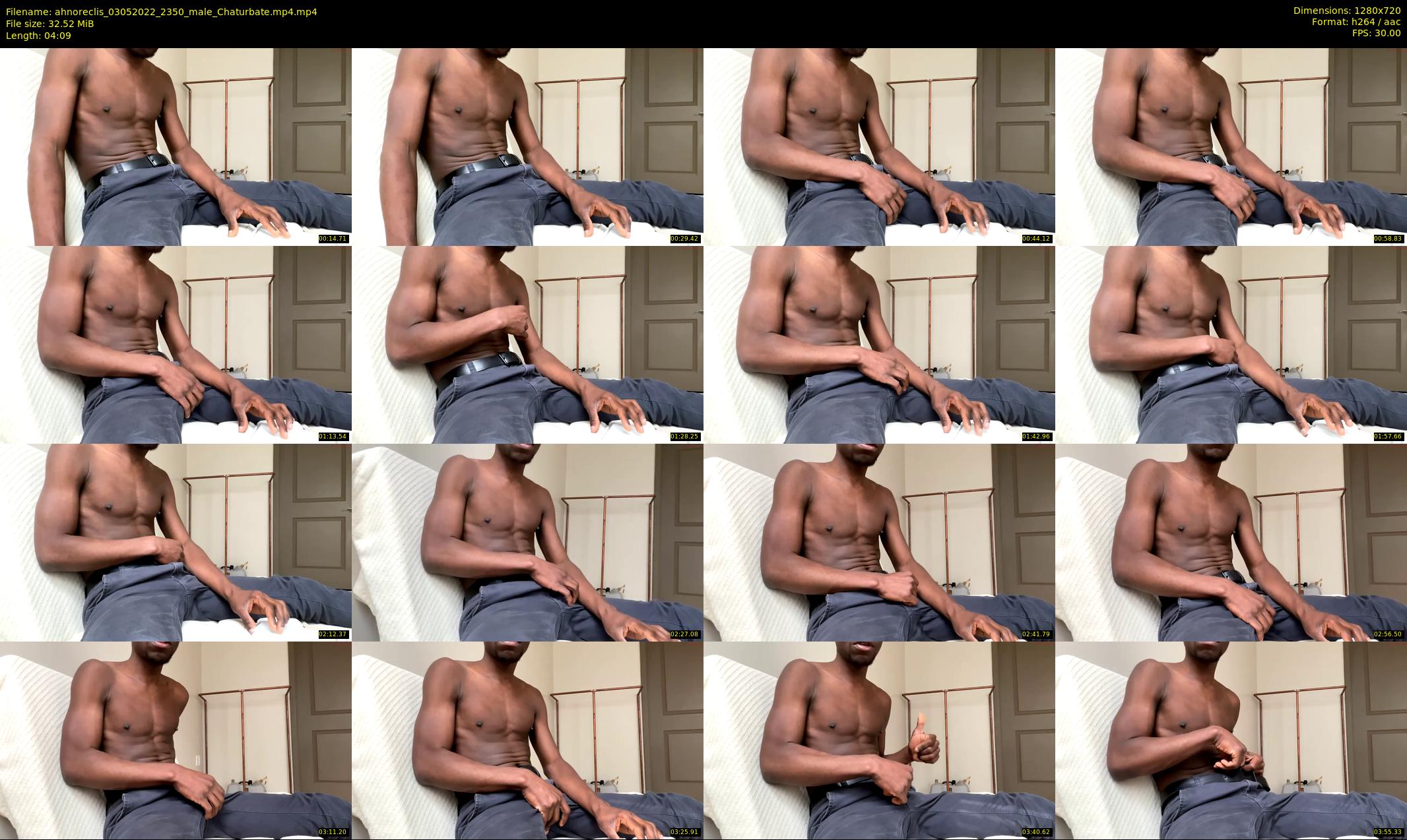 ahnoreclis — 5 minute Chaturbate male cam show recording, 720p, May 3, 2022