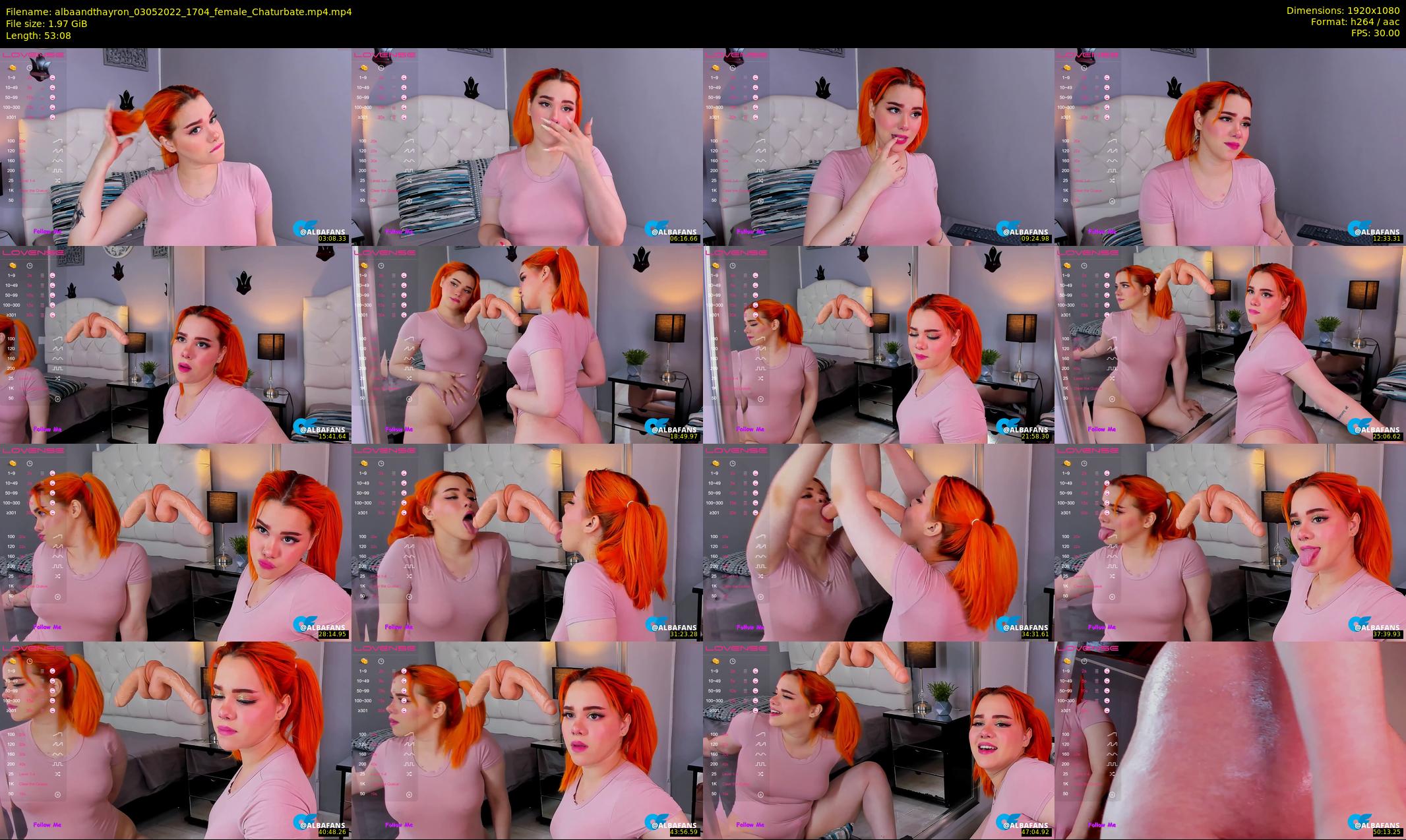 albaandthayron — 54 minute Chaturbate couple cam show recording, 1080p, May 3, 2022