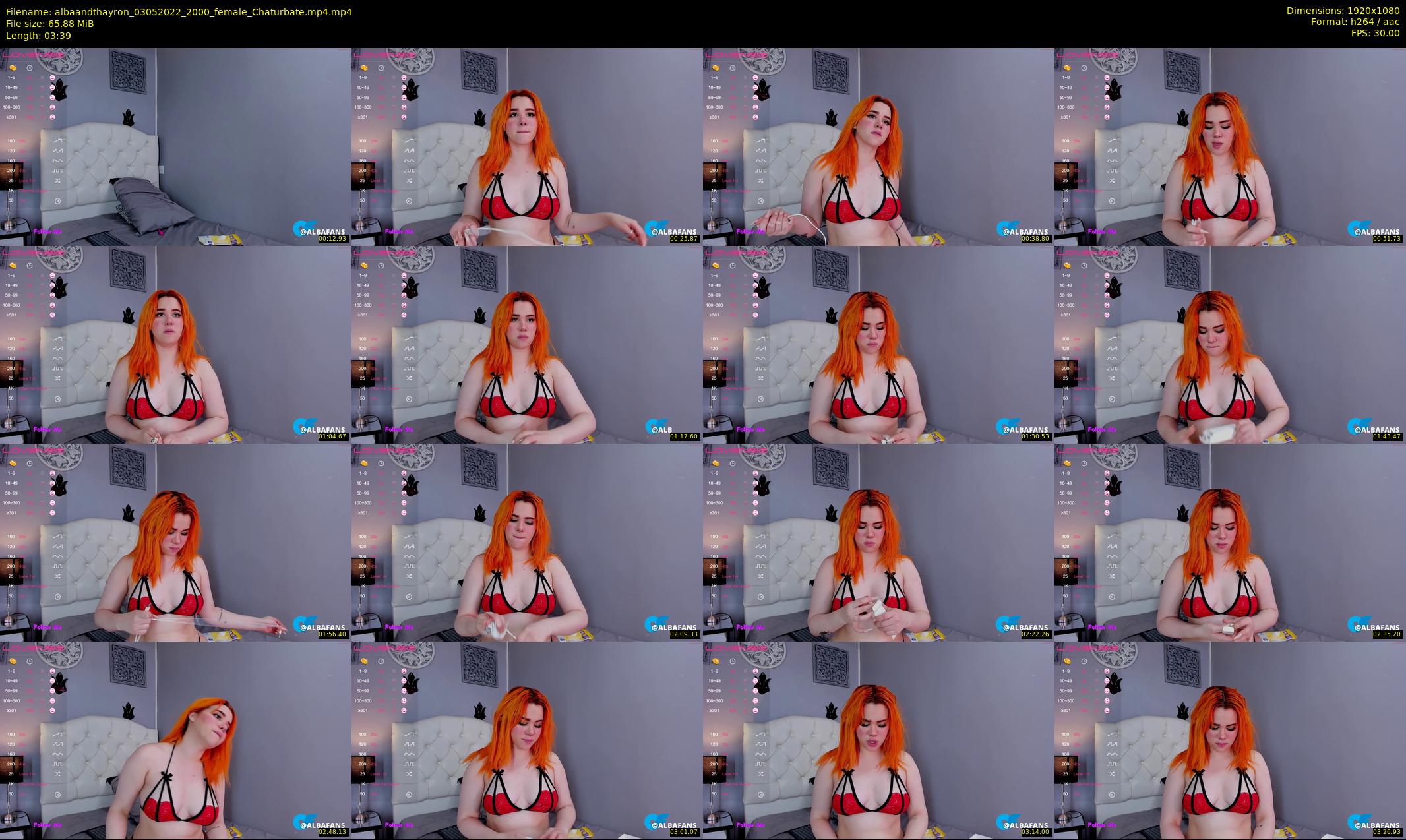 albaandthayron — 4 minute Chaturbate couple cam show recording, 1080p, May 3, 2022