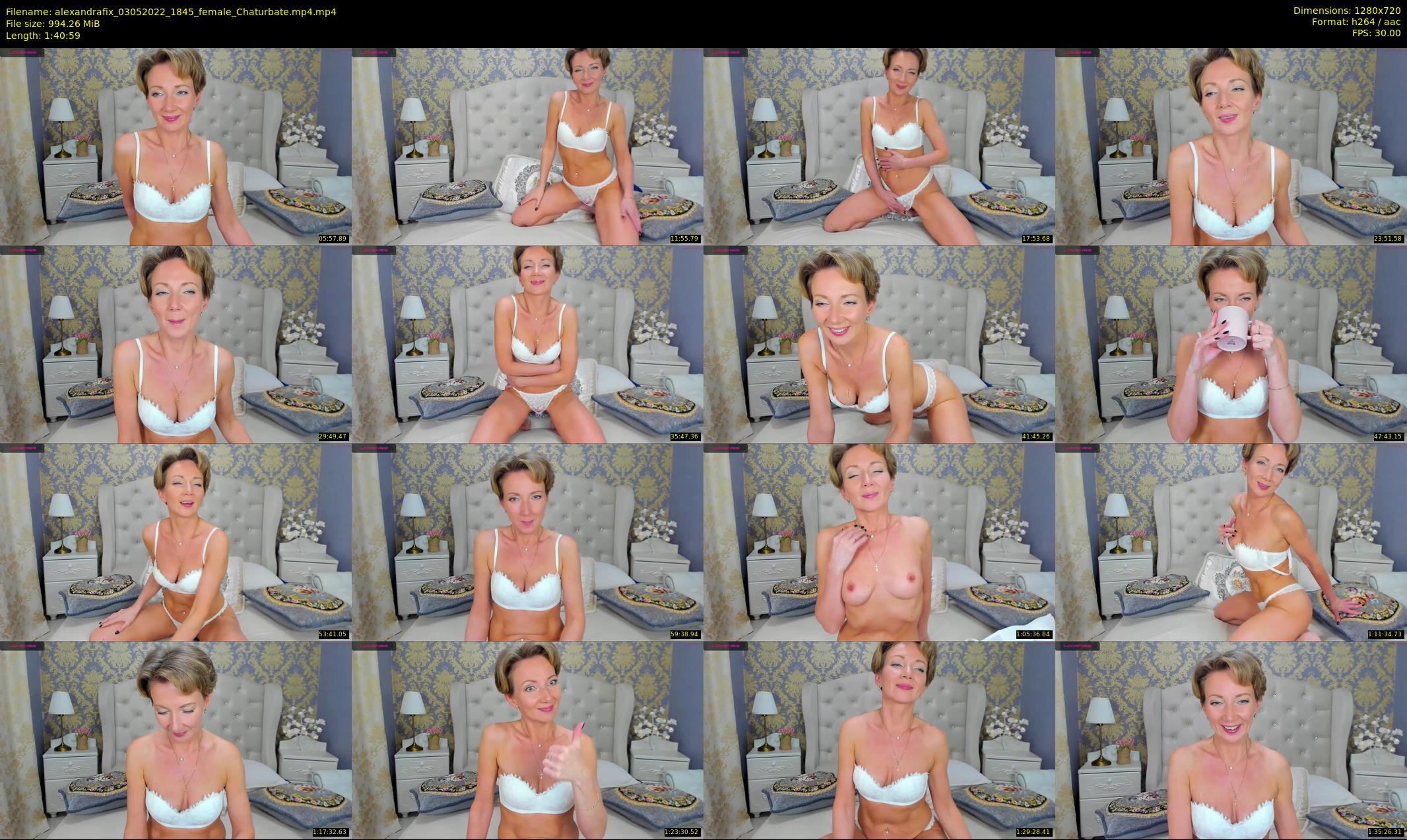 alexandrafix — 101 minute Chaturbate female cam show recording, 720p, May 3, 2022
