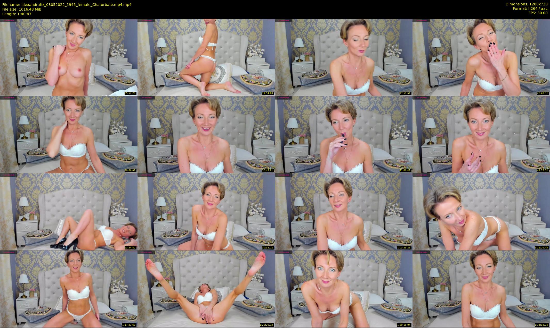 alexandrafix — 101 minute Chaturbate female cam show recording, 720p, May 3, 2022