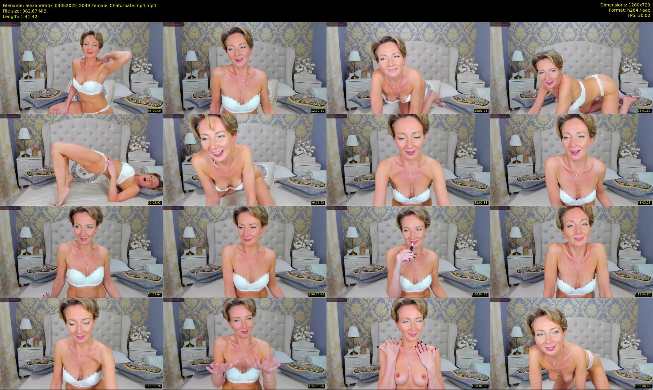 alexandrafix — 102 minute Chaturbate female cam show recording, 720p, May 3, 2022