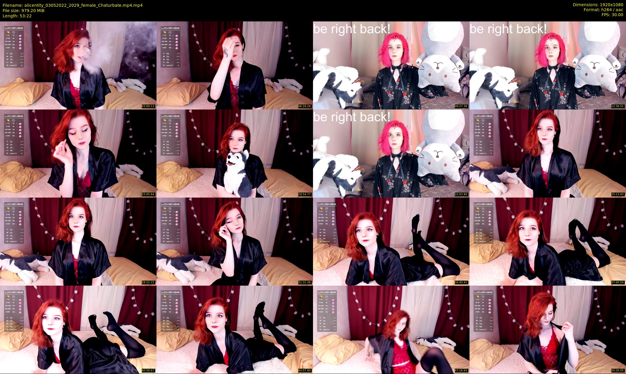 alicentity — 54 minute Chaturbate female cam show recording, 1080p, May 3, 2022