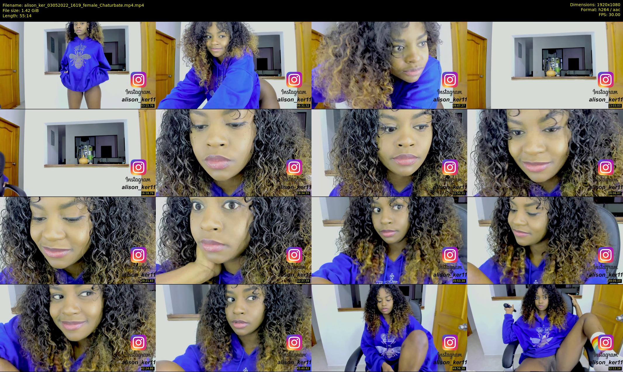 alison_ker — 56 minute Chaturbate female cam show recording, 1080p, May 3, 2022