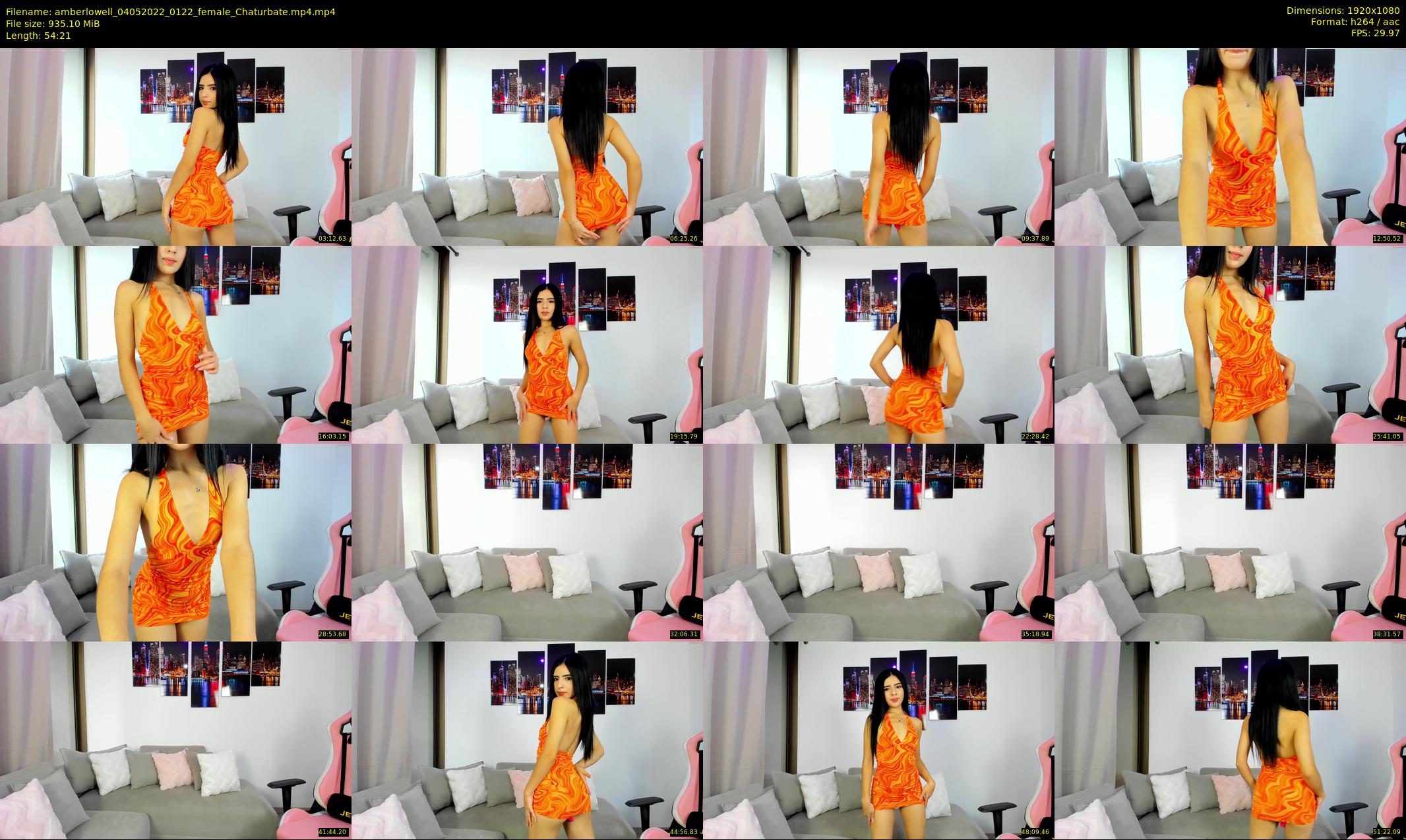 amberlowell — 55 minute Chaturbate female cam show recording, 1080p, May 4, 2022