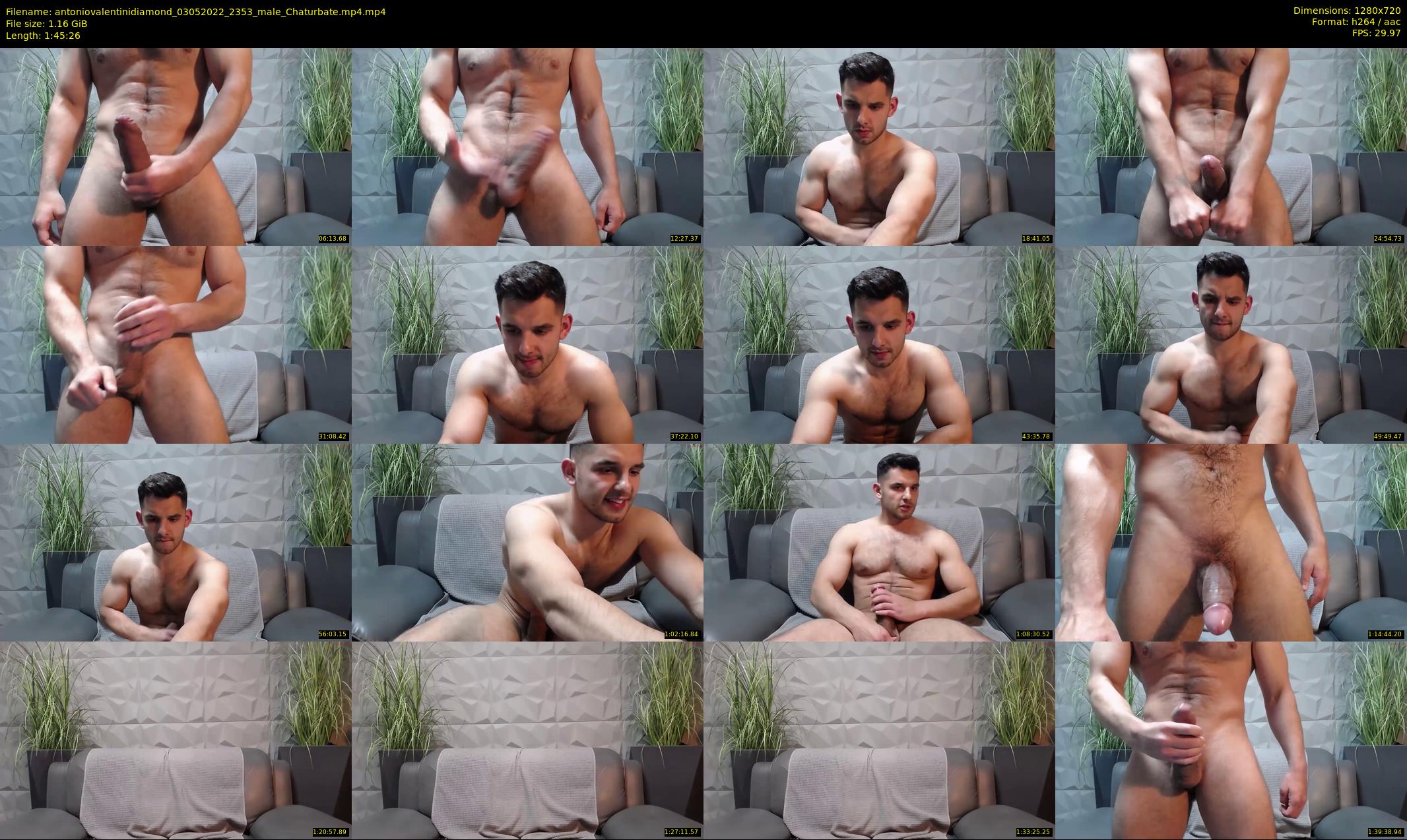 antoniovalentinidiamond — 106 minute Chaturbate male cam show recording, 720p, May 3, 2022
