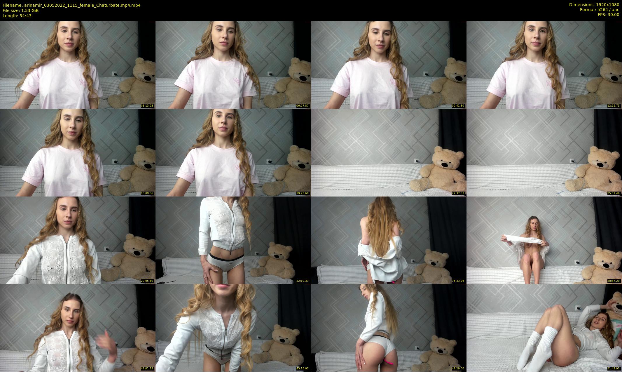 arinamir — 55 minute Chaturbate female cam show recording, 1080p, May 3, 2022