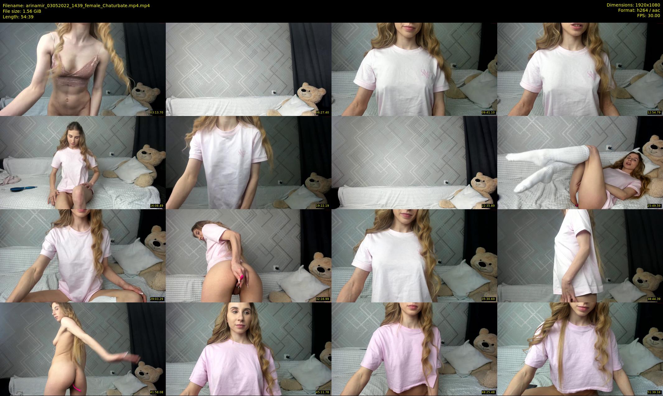 arinamir — 55 minute Chaturbate female cam show recording, 1080p, May 3, 2022