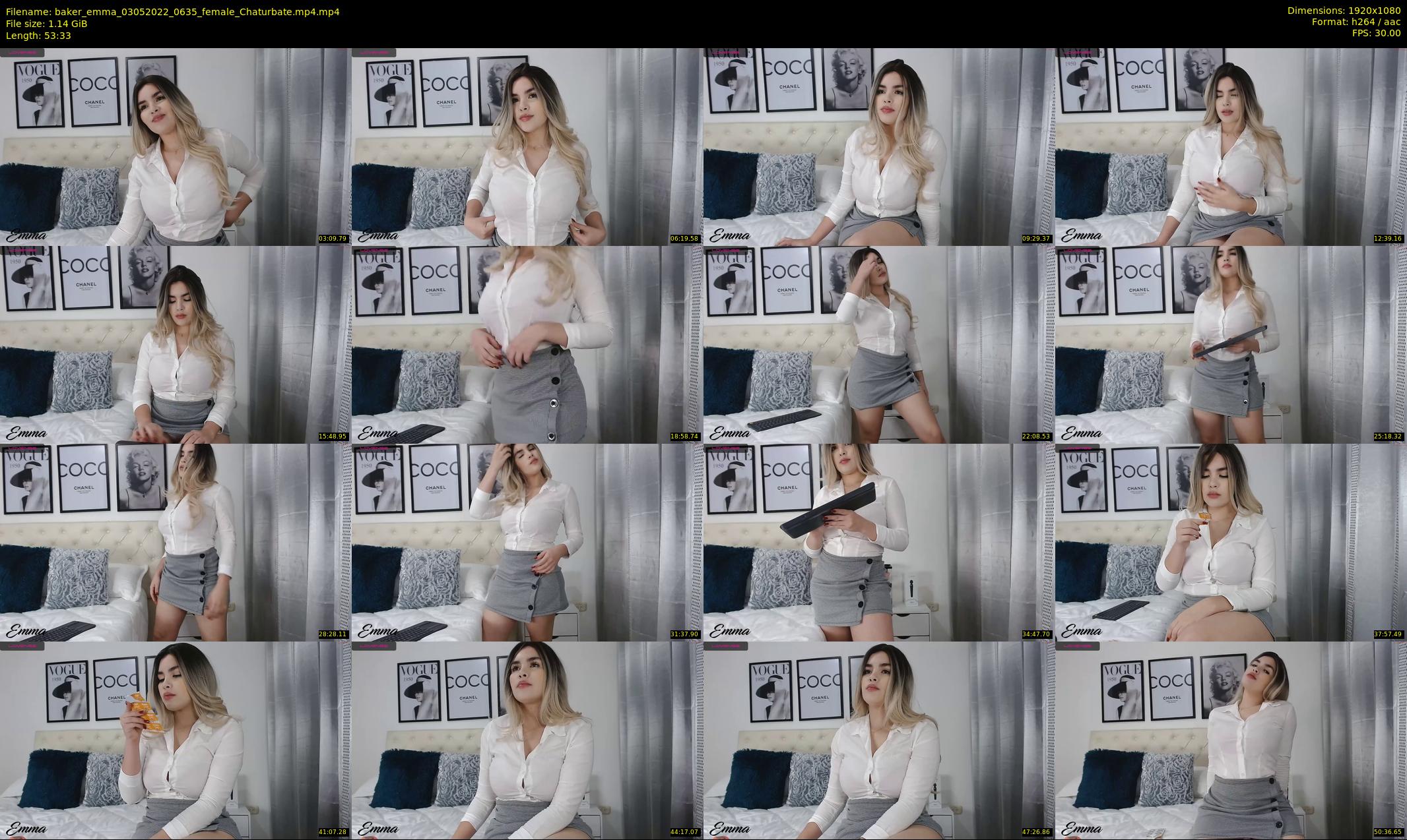 baker_emma — 54 minute Chaturbate female cam show recording, 1080p, May 3, 2022