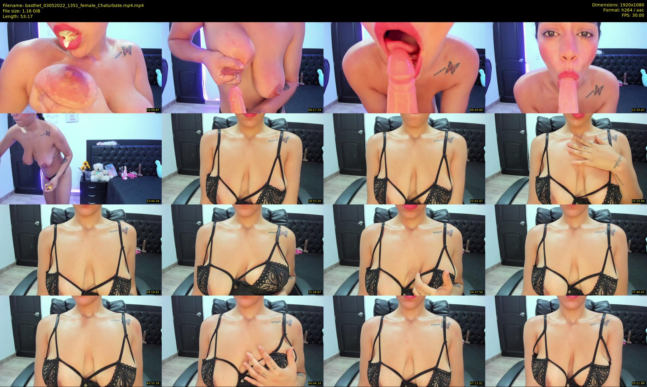 basthet — 54 minute Chaturbate female cam show recording, 1080p, May 3, 2022