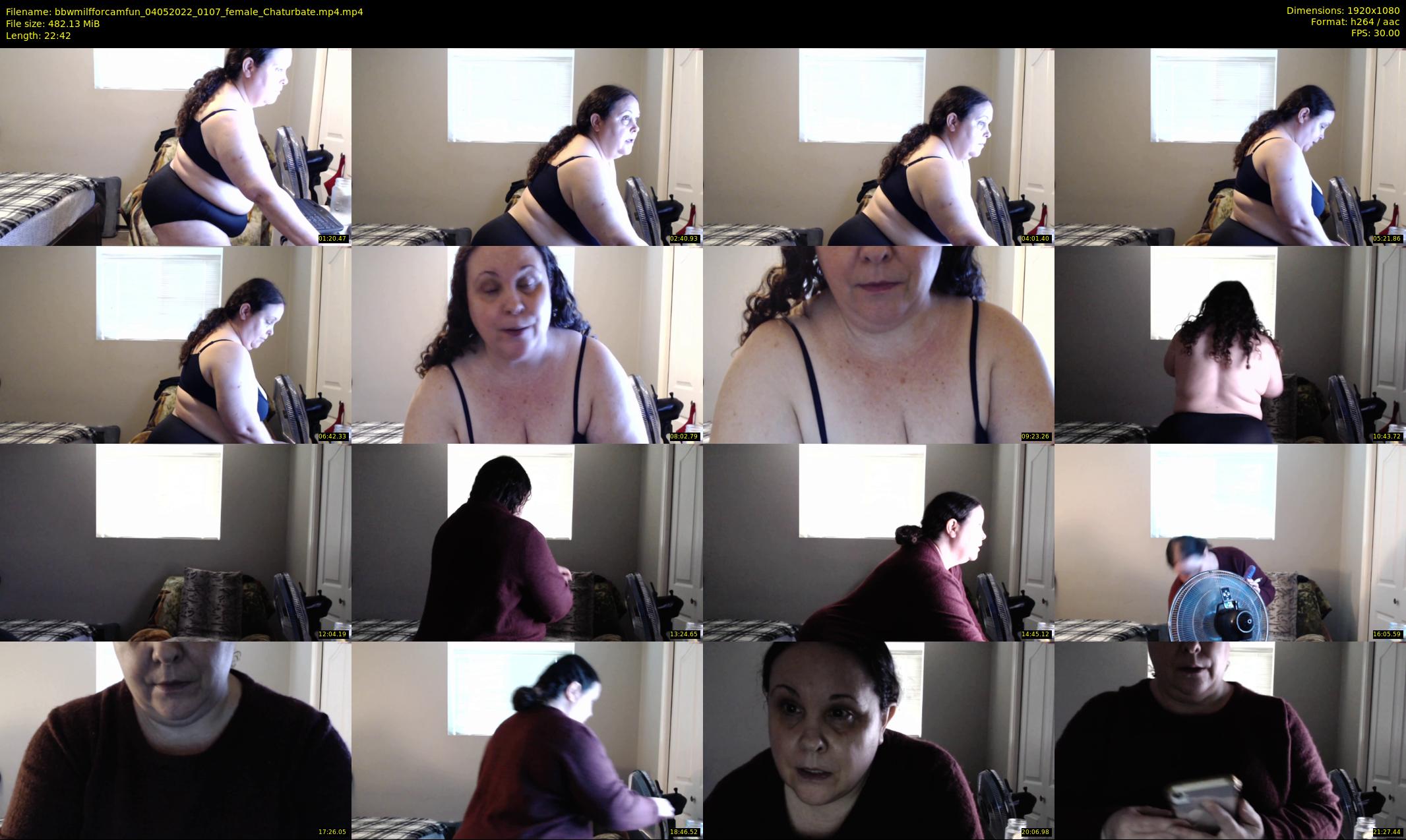 bbwmilfforcamfun — 23 minute Chaturbate female cam show recording, 1080p, May 4, 2022