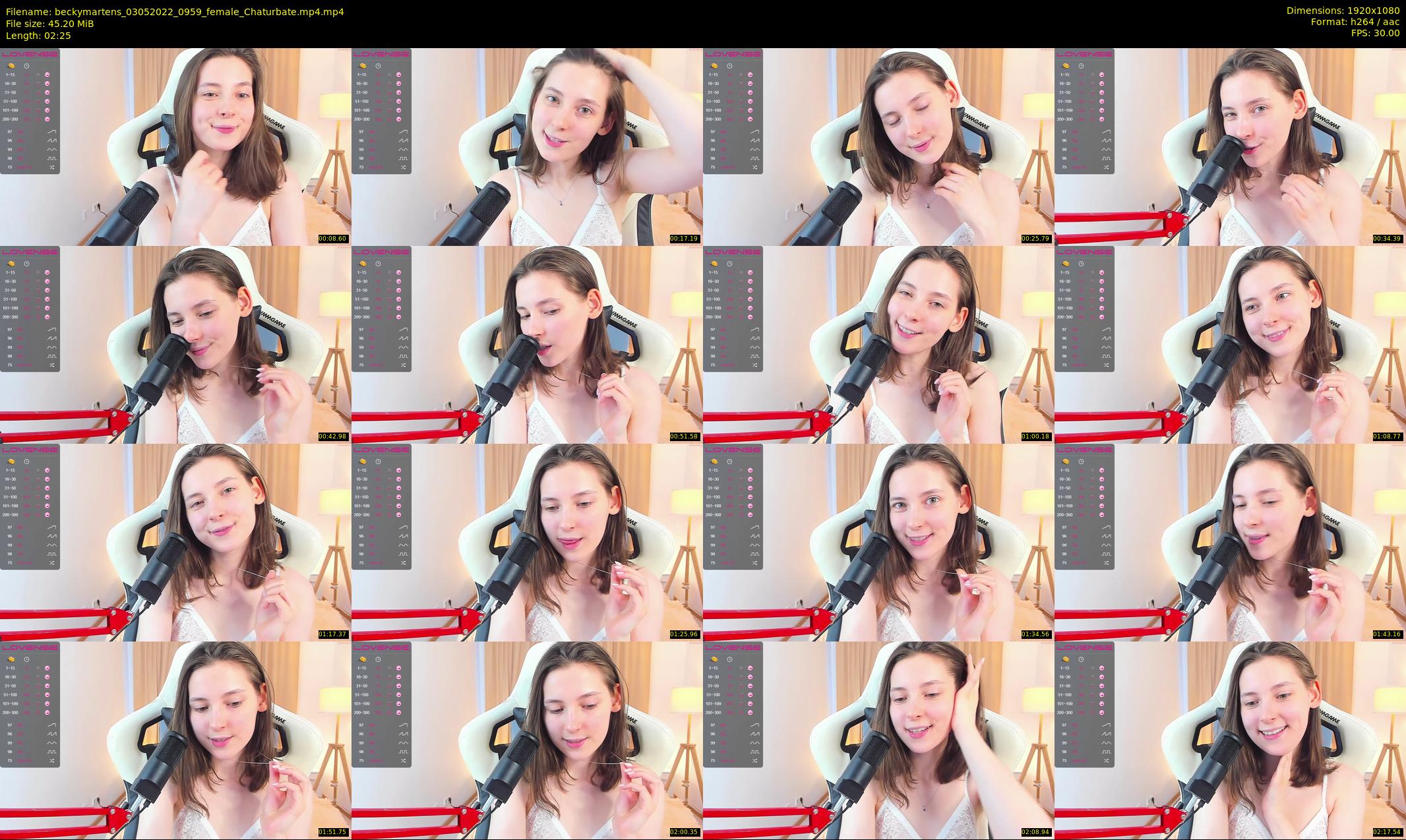 beckymartens — 3 minute Chaturbate female cam show recording, 1080p, May 3, 2022