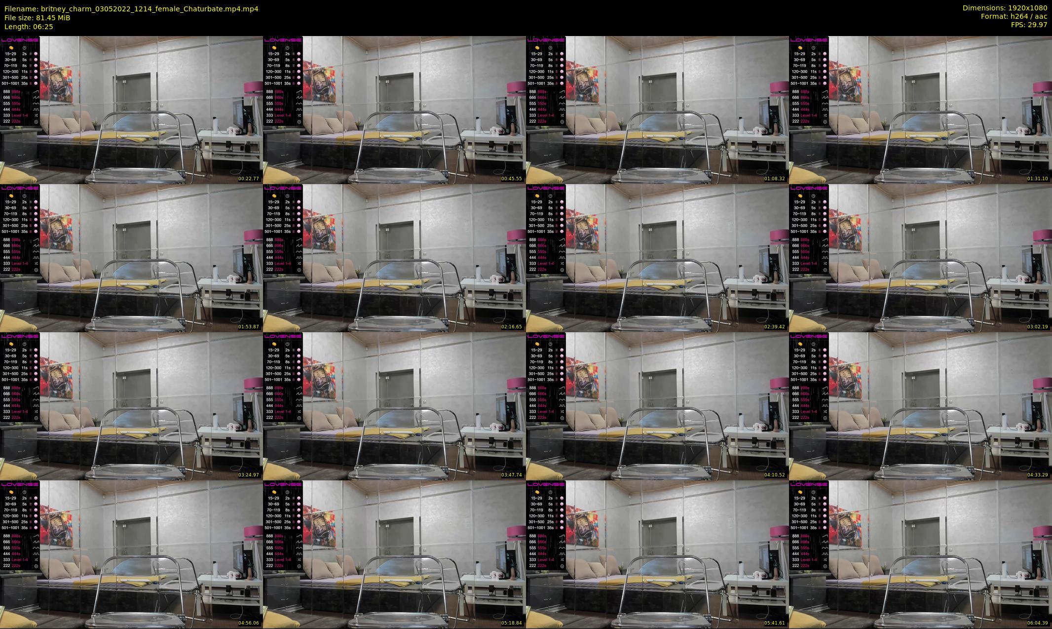 britney_charm — 7 minute Chaturbate female cam show recording, 1080p, May 3, 2022