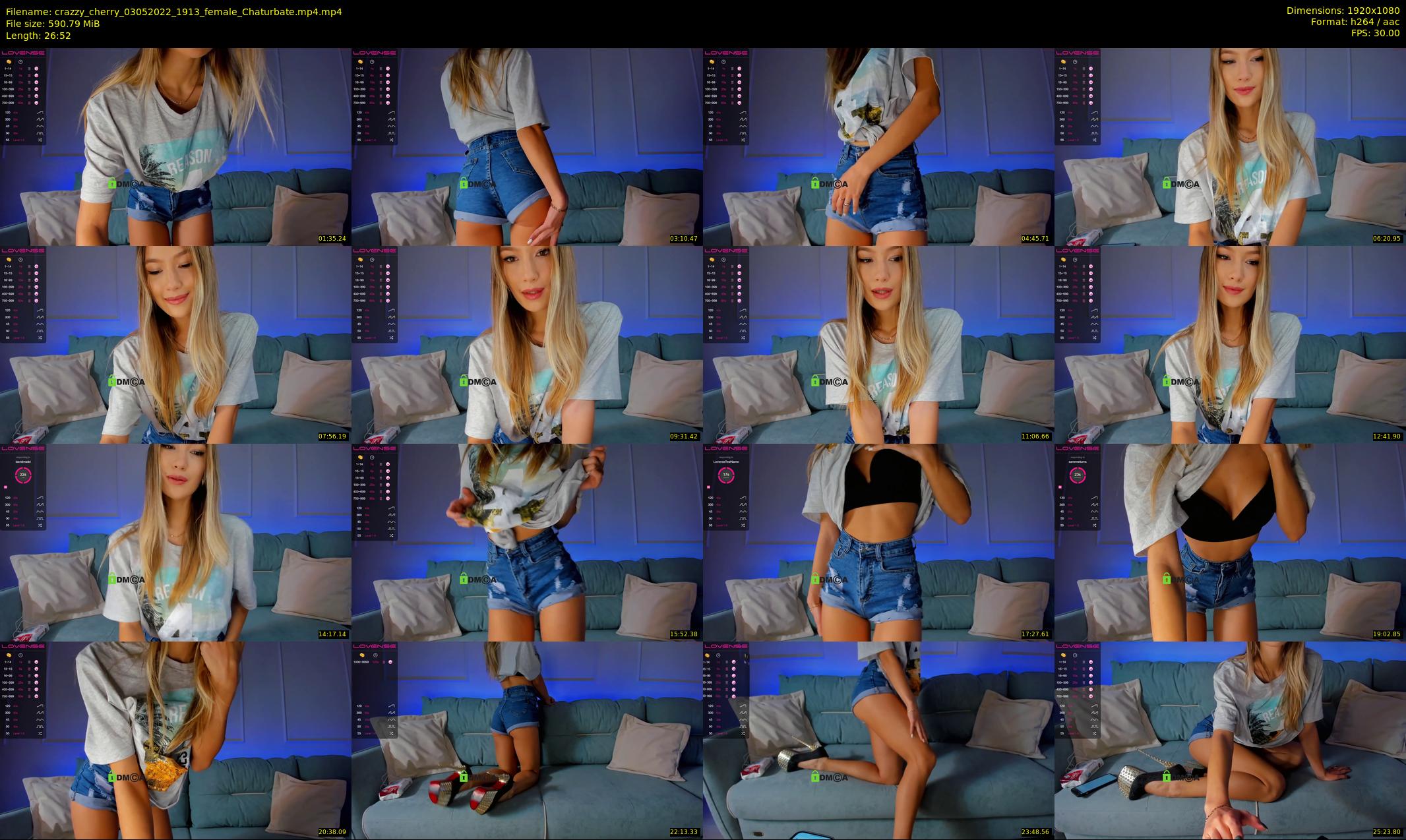 crazzy_cherry — 27 minute Chaturbate female cam show recording, 1080p, May 3, 2022