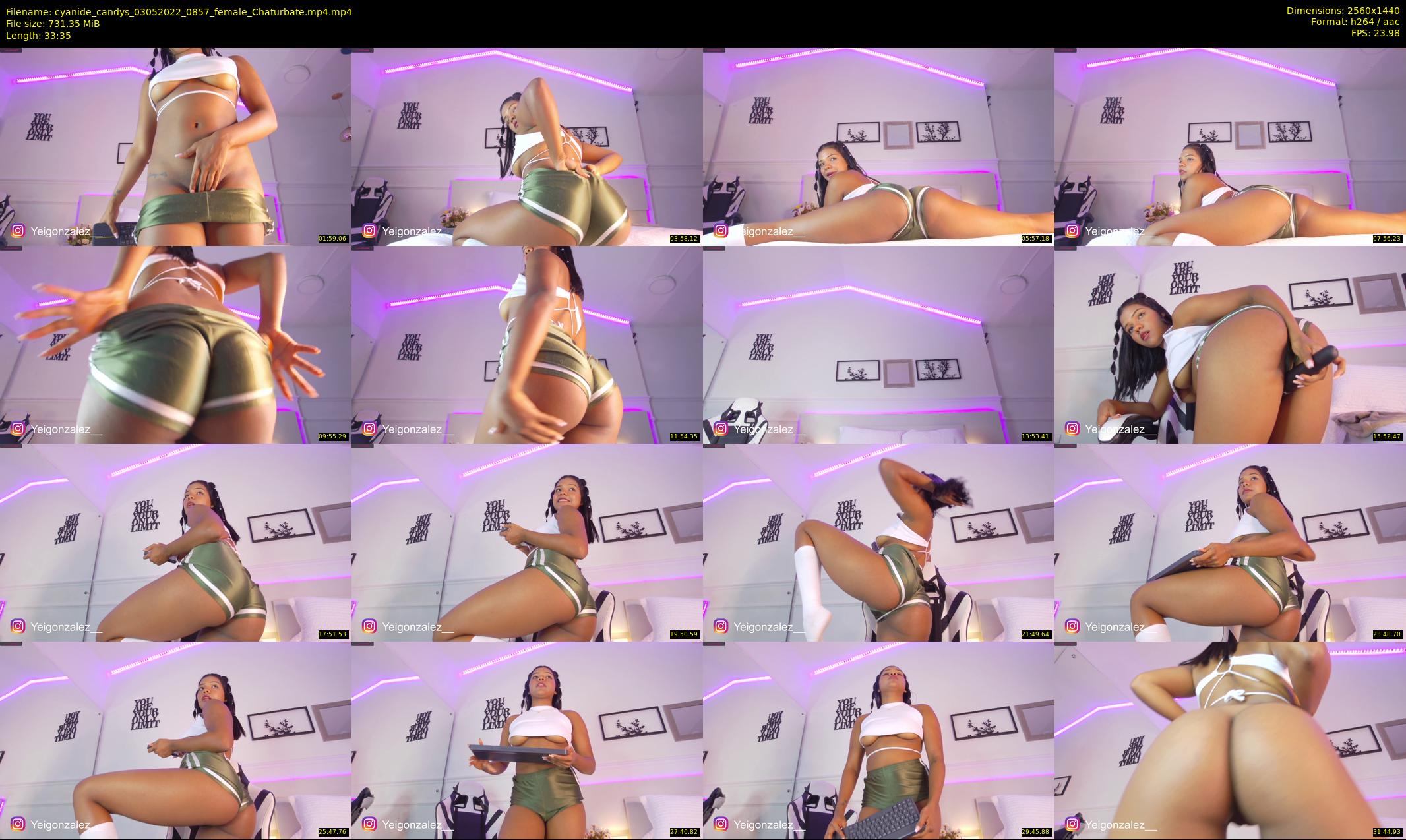 cyanide_candys — 34 minute Chaturbate female cam show recording, 1080p, May 3, 2022