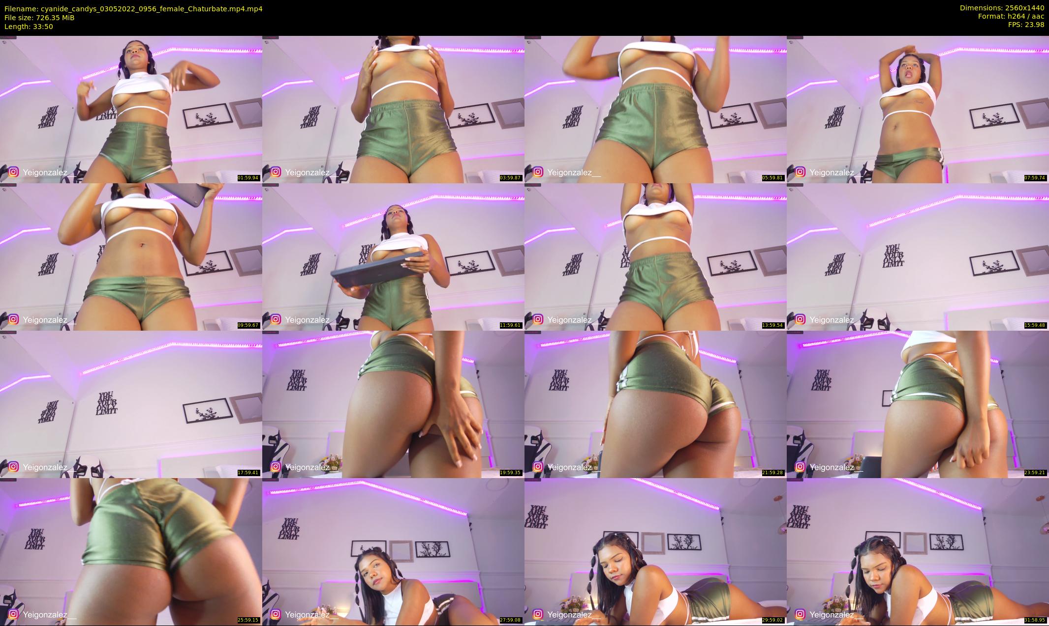 cyanide_candys — 34 minute Chaturbate female cam show recording, 1080p, May 3, 2022