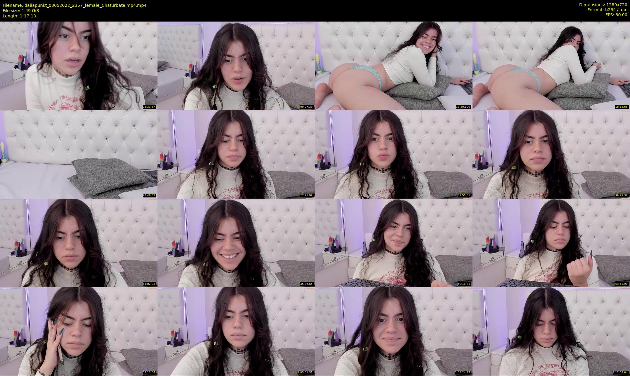 daliapunkt — 78 minute Chaturbate female cam show recording, 720p, May 3, 2022