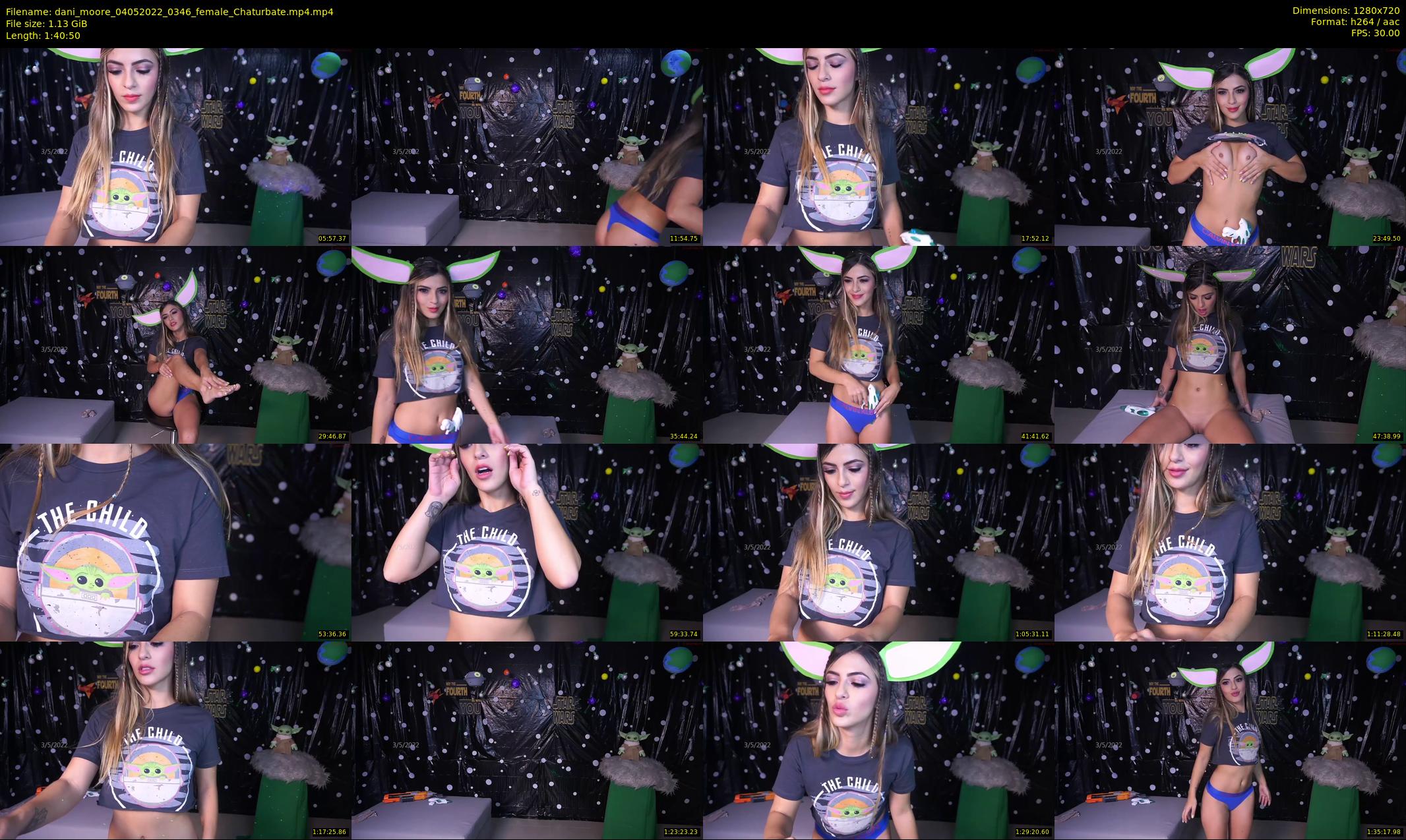 dani_moore — 101 minute Chaturbate female cam show recording, 720p, May 4, 2022